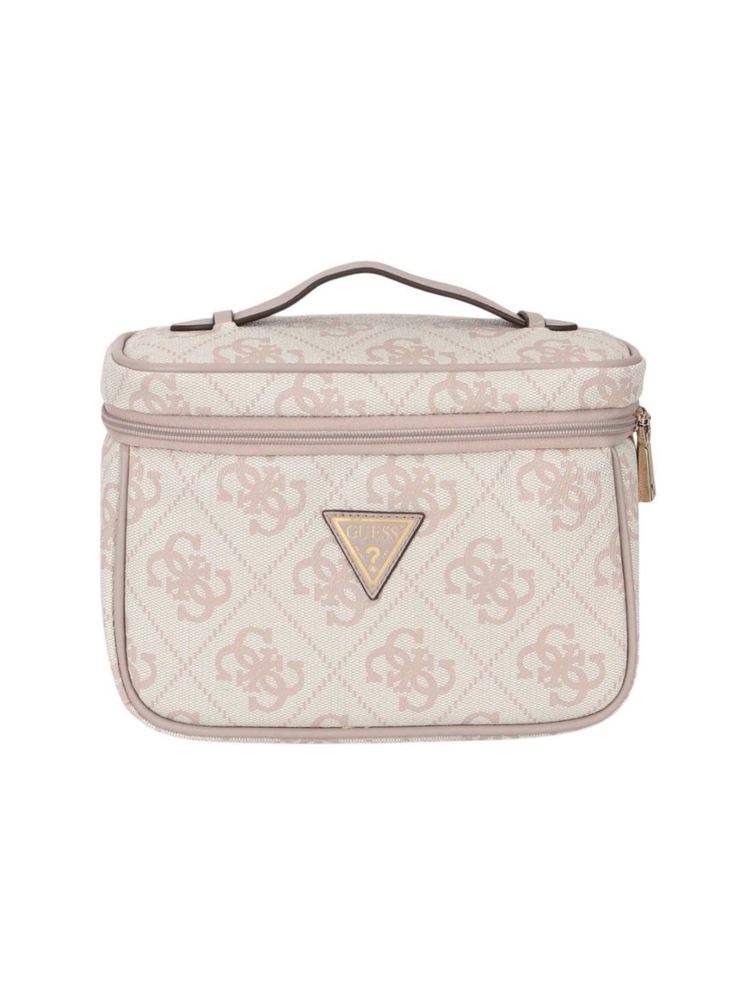 

GUESS Other Prints Vanity Bag Travel Accessory, Beige