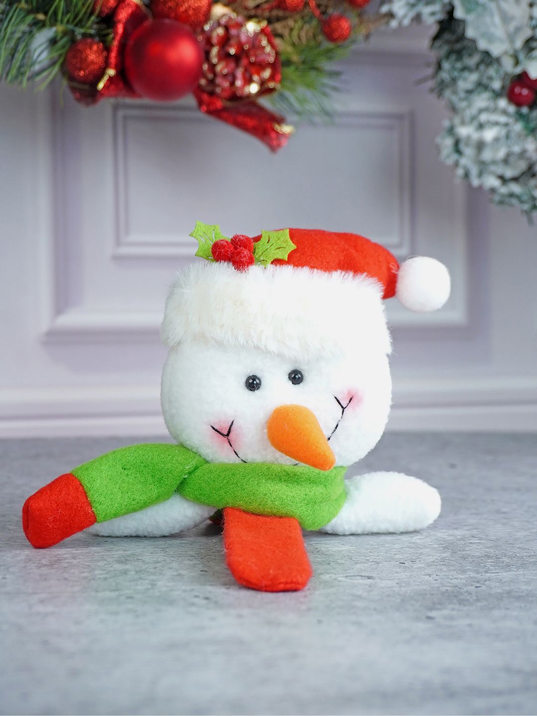 

Little Surprise Box LLP 3D Snowman Christmas Wrist Slap Band, White