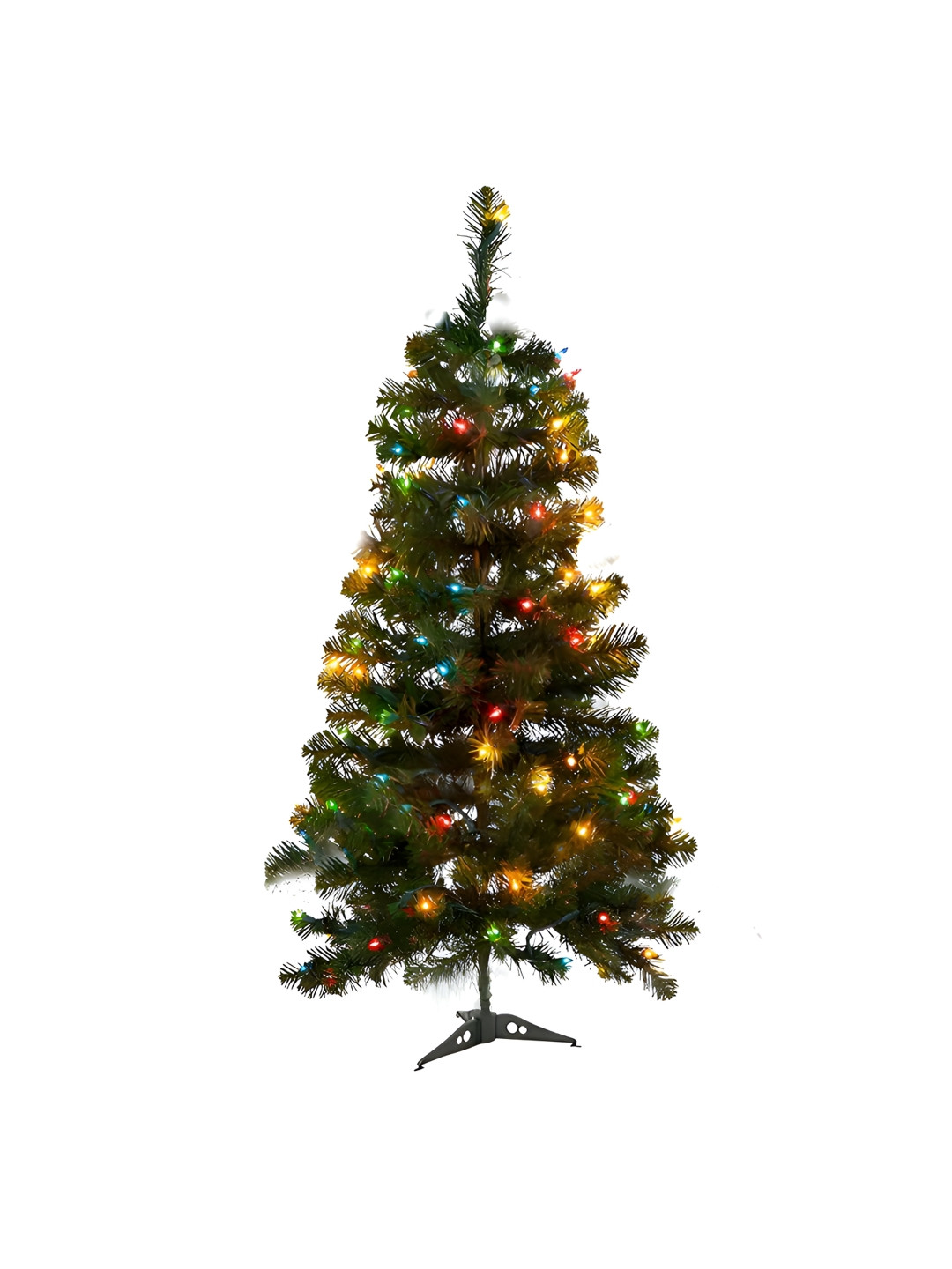 

CraftVatika Artificial Christmas Tree Decoration with led Lights Lighting, Green