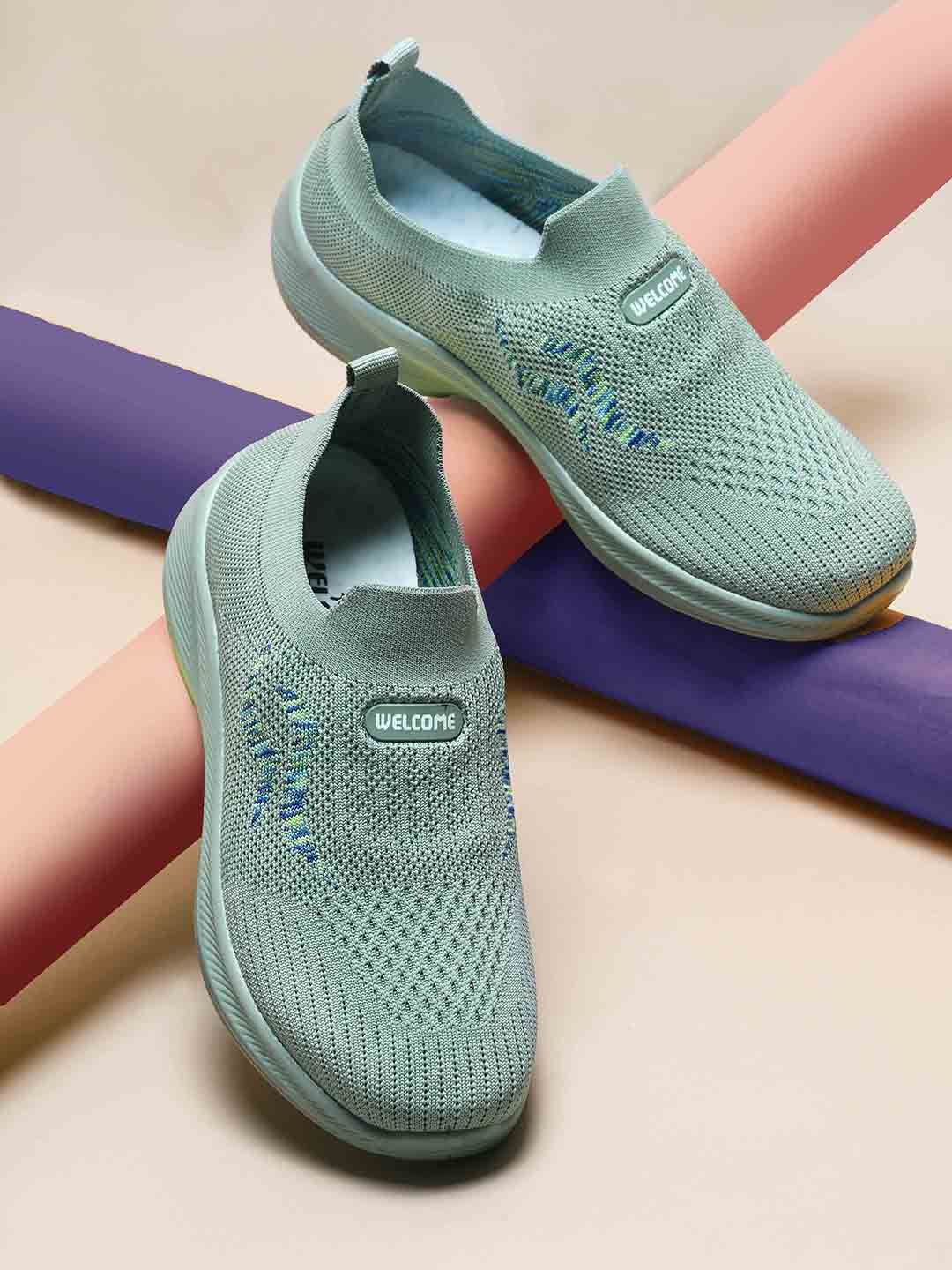 

WELCOME Women Slip-On Sneakers, Green