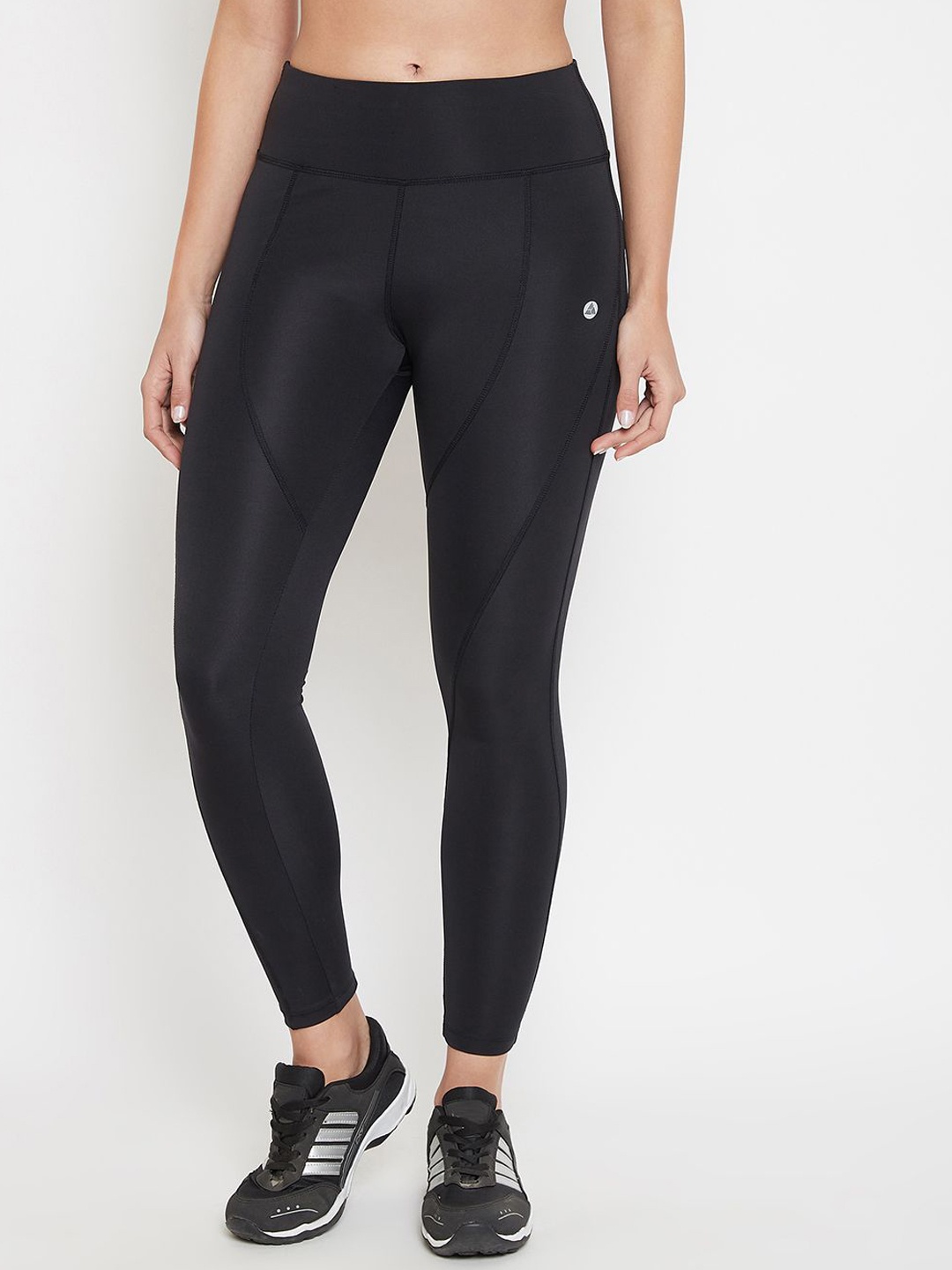 

ATHLISIS Dry-Fit Ankle-Length Tights, Black
