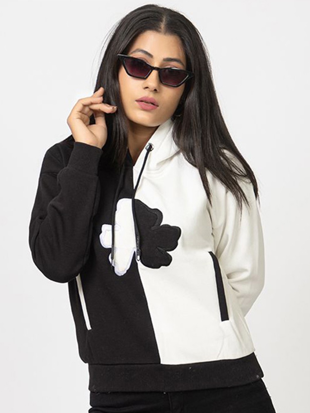

Navsha Women Hooded Sweatshirt, Multi