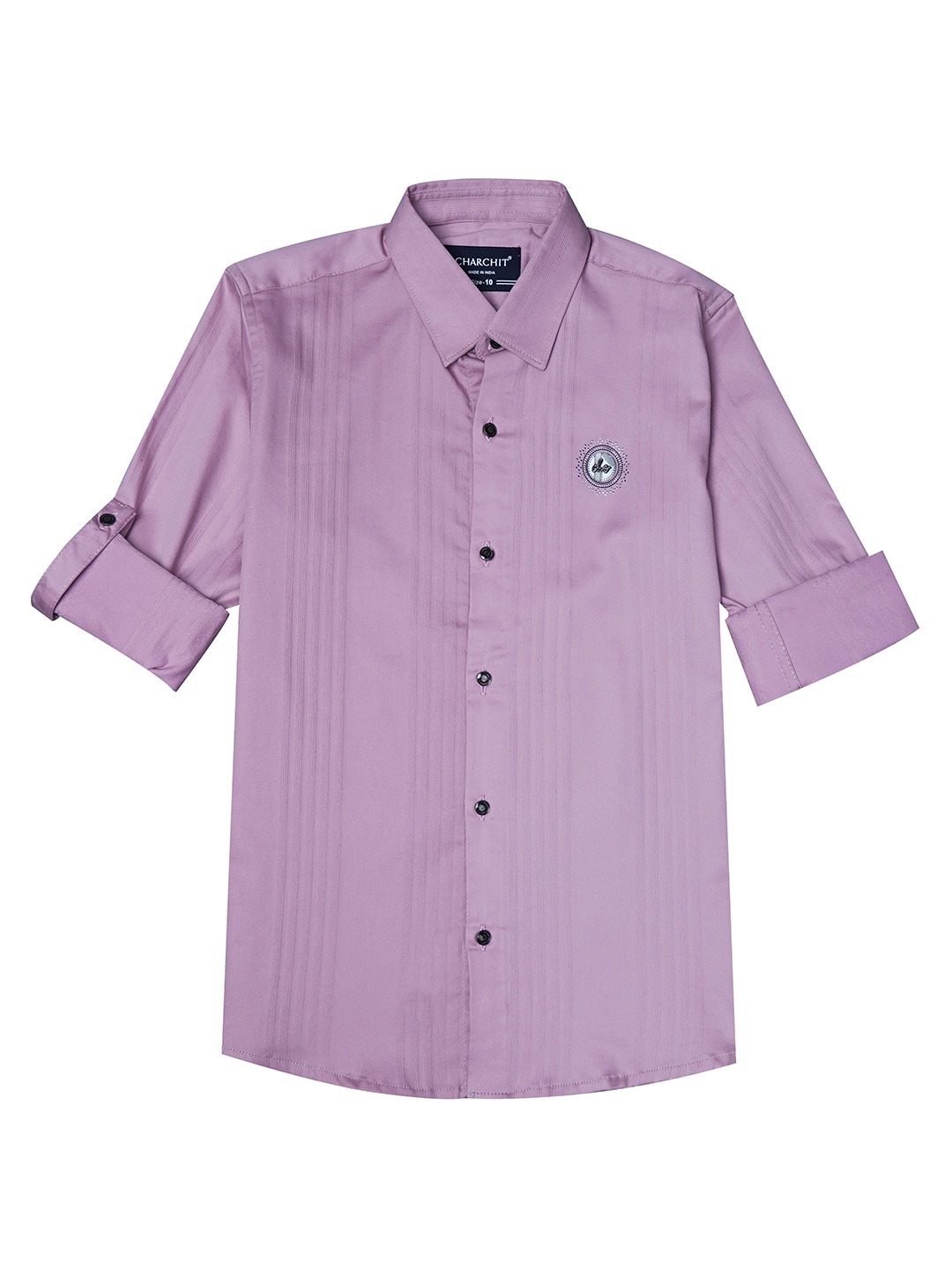 

CHARCHIT Boys Comfort Opaque Casual Shirt, Pink