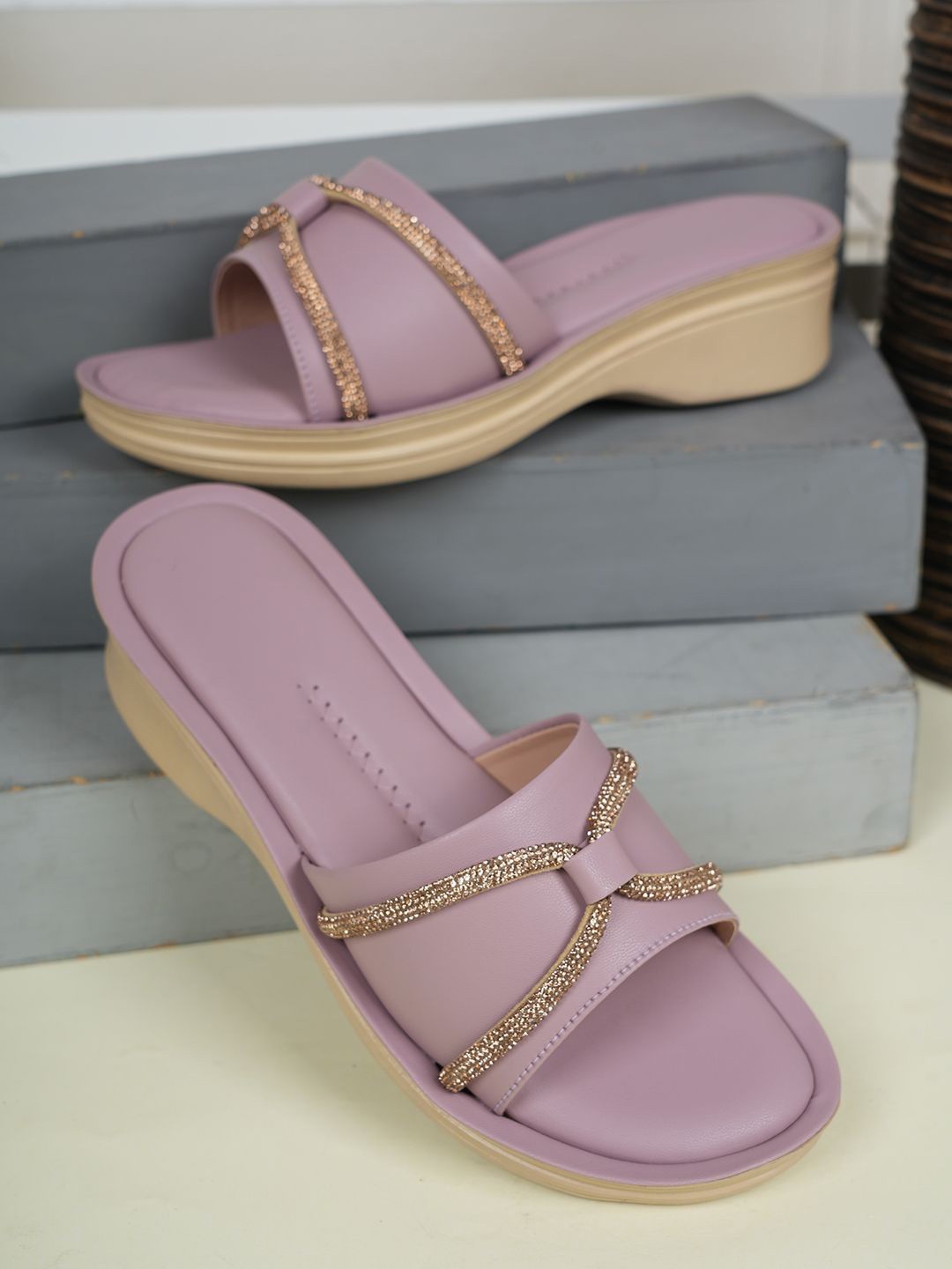 

SAPATOS Wedge Sandals, Lavender