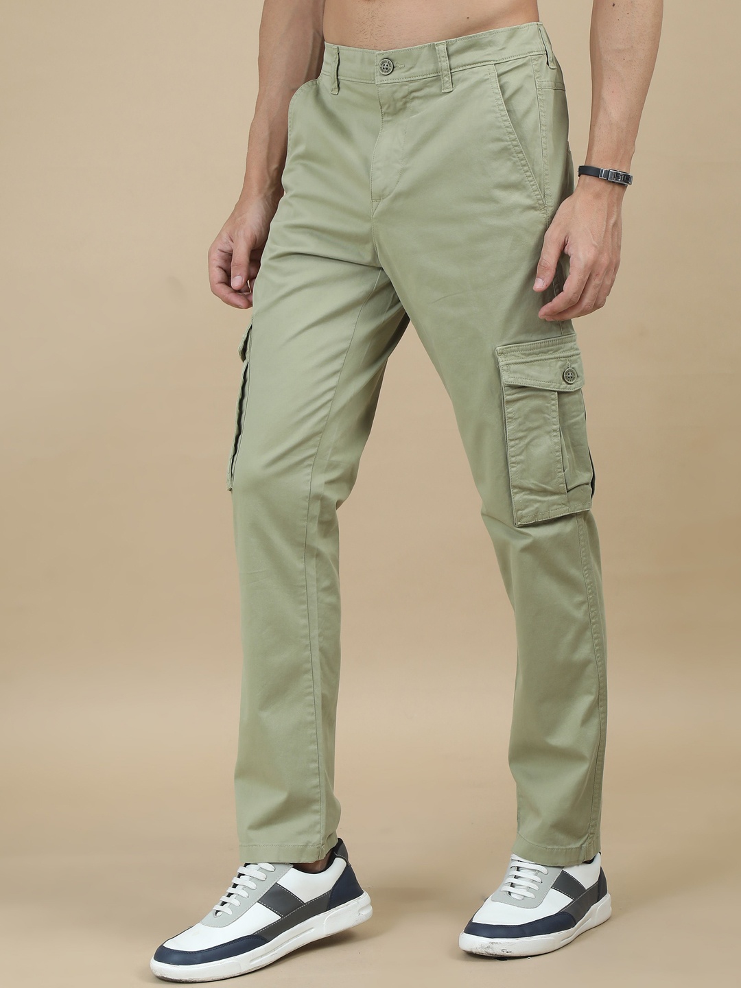 

RIGS AND RAGS Men Original Cargos Trousers, Sea green