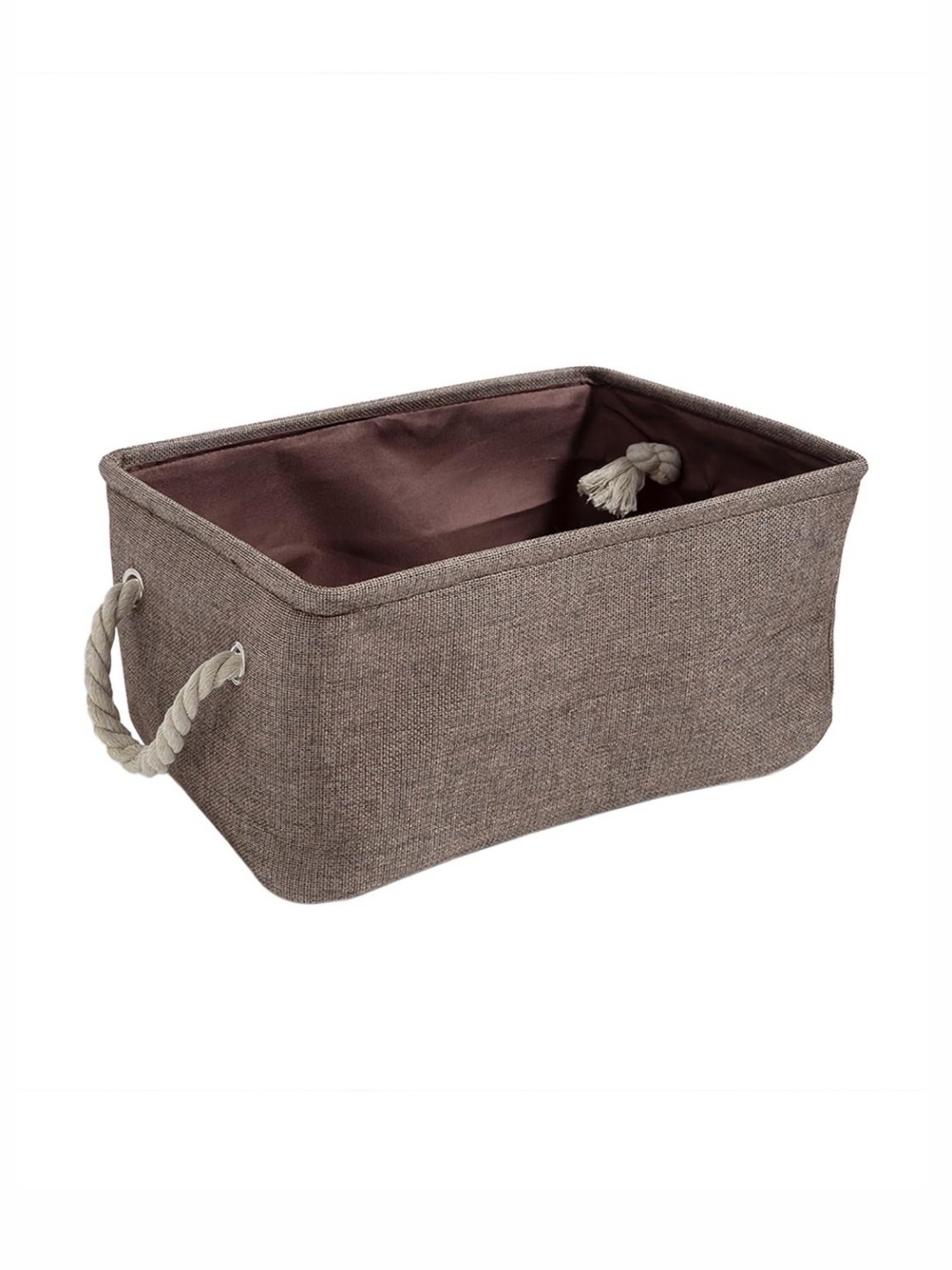 

HOKIPO Brown Foldable Storage Basket Organizer