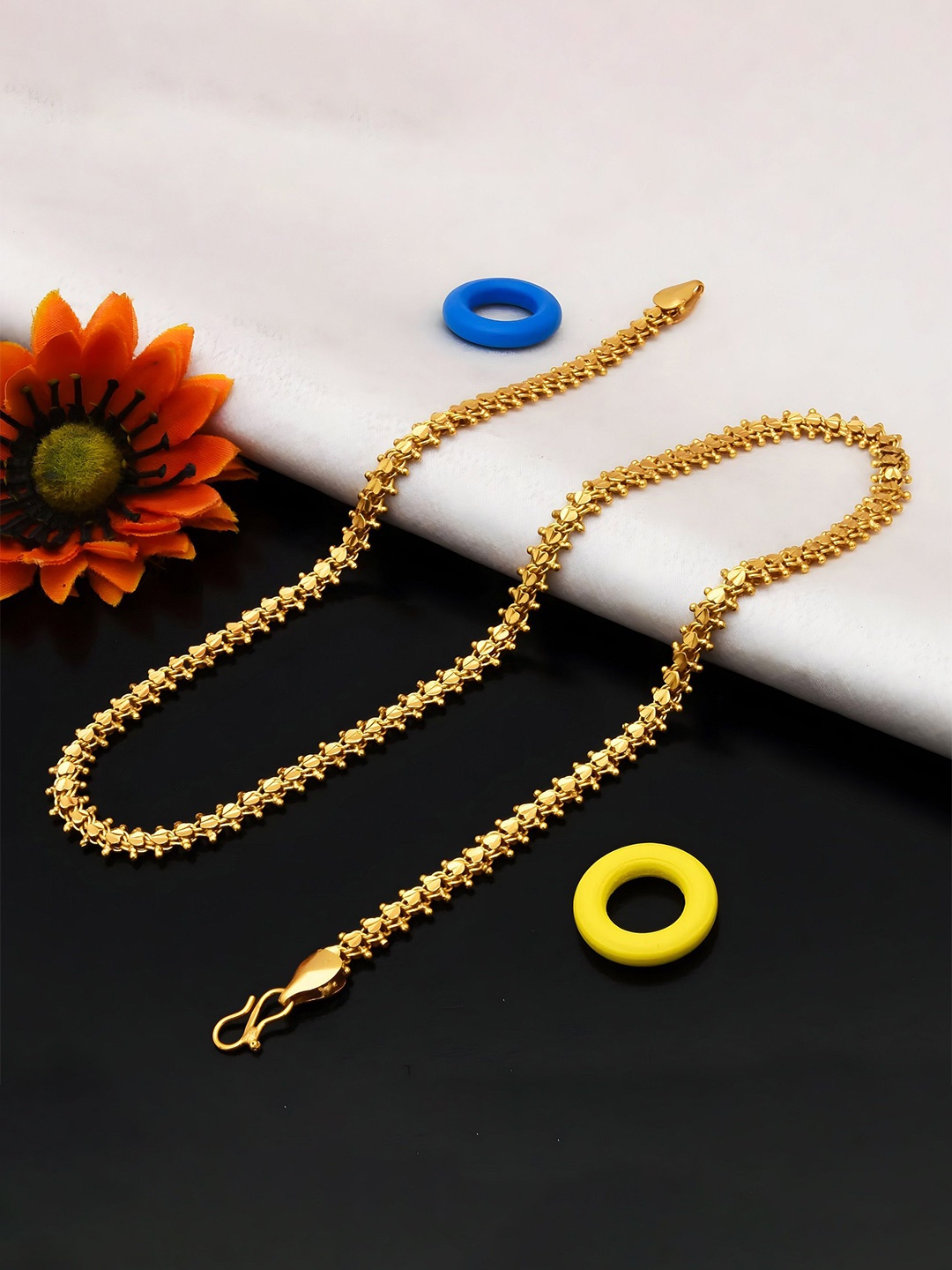

Minprice Brass Gold-Plated Handcrafted Chain