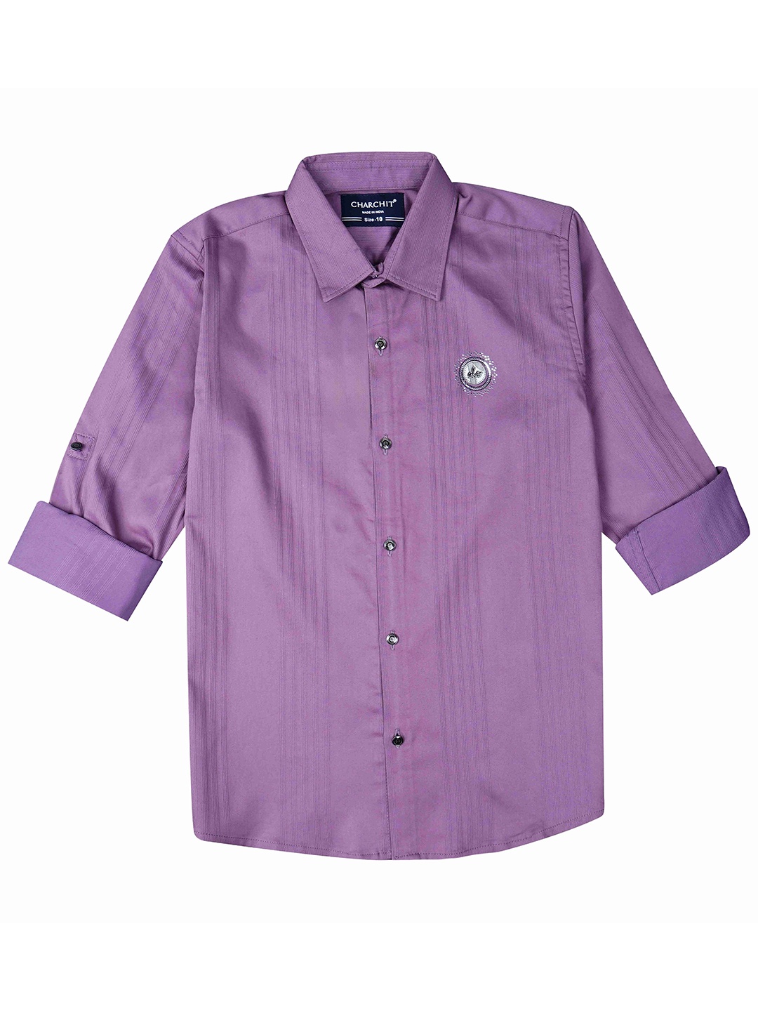 

CHARCHIT Boys Comfort Opaque Casual Shirt, Magenta