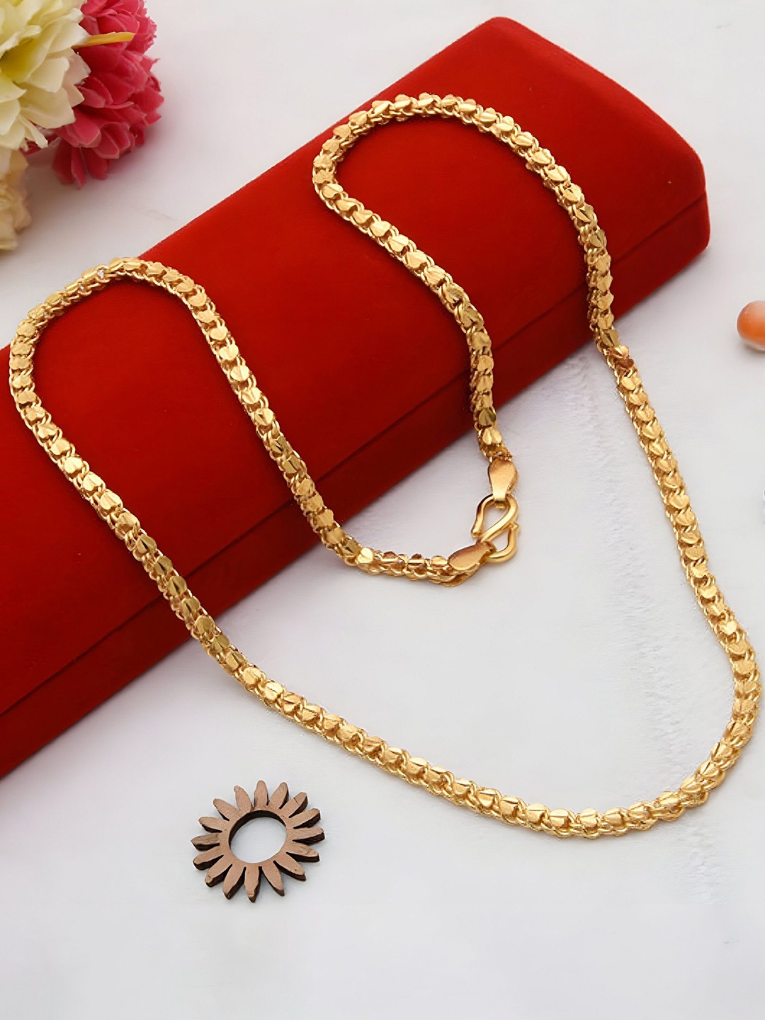 

Minprice Brass Gold-Plated Handcrafted Chain
