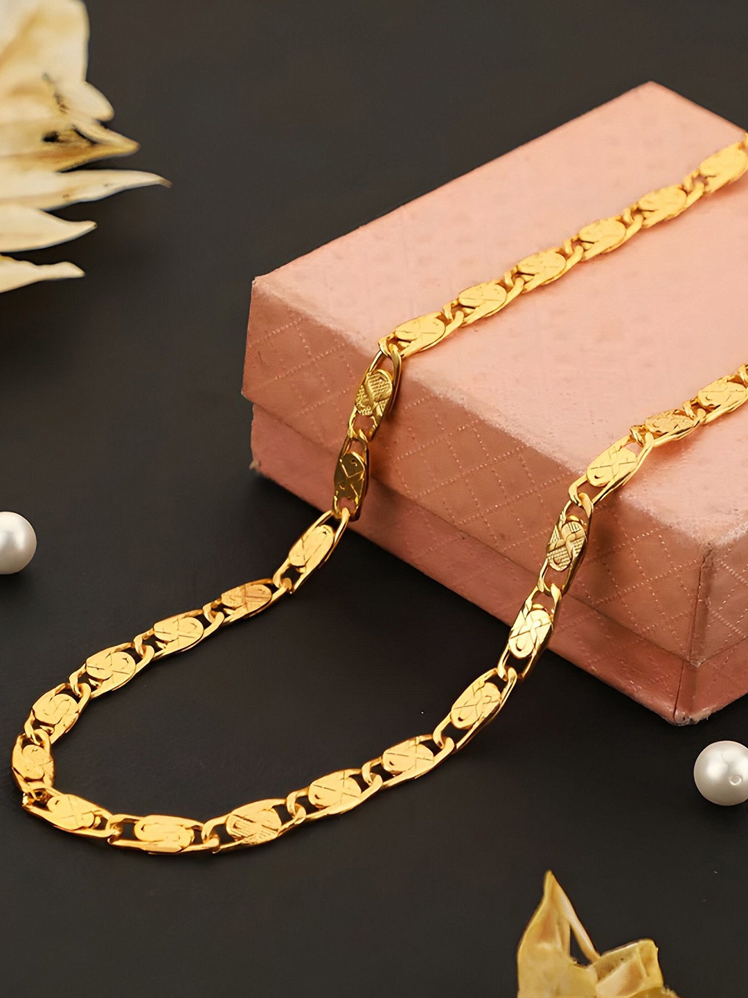 

Minprice Men Brass Gold-Plated Chain