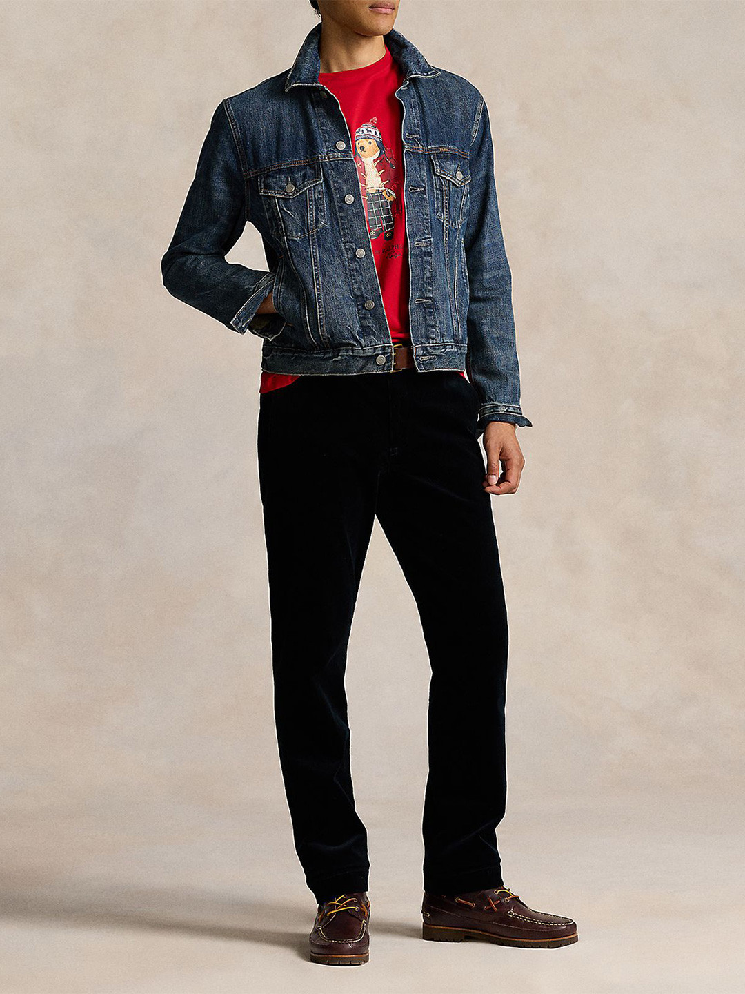 

Polo Ralph Lauren Polo Bear Printed Classic Fit T-Shirt, Red