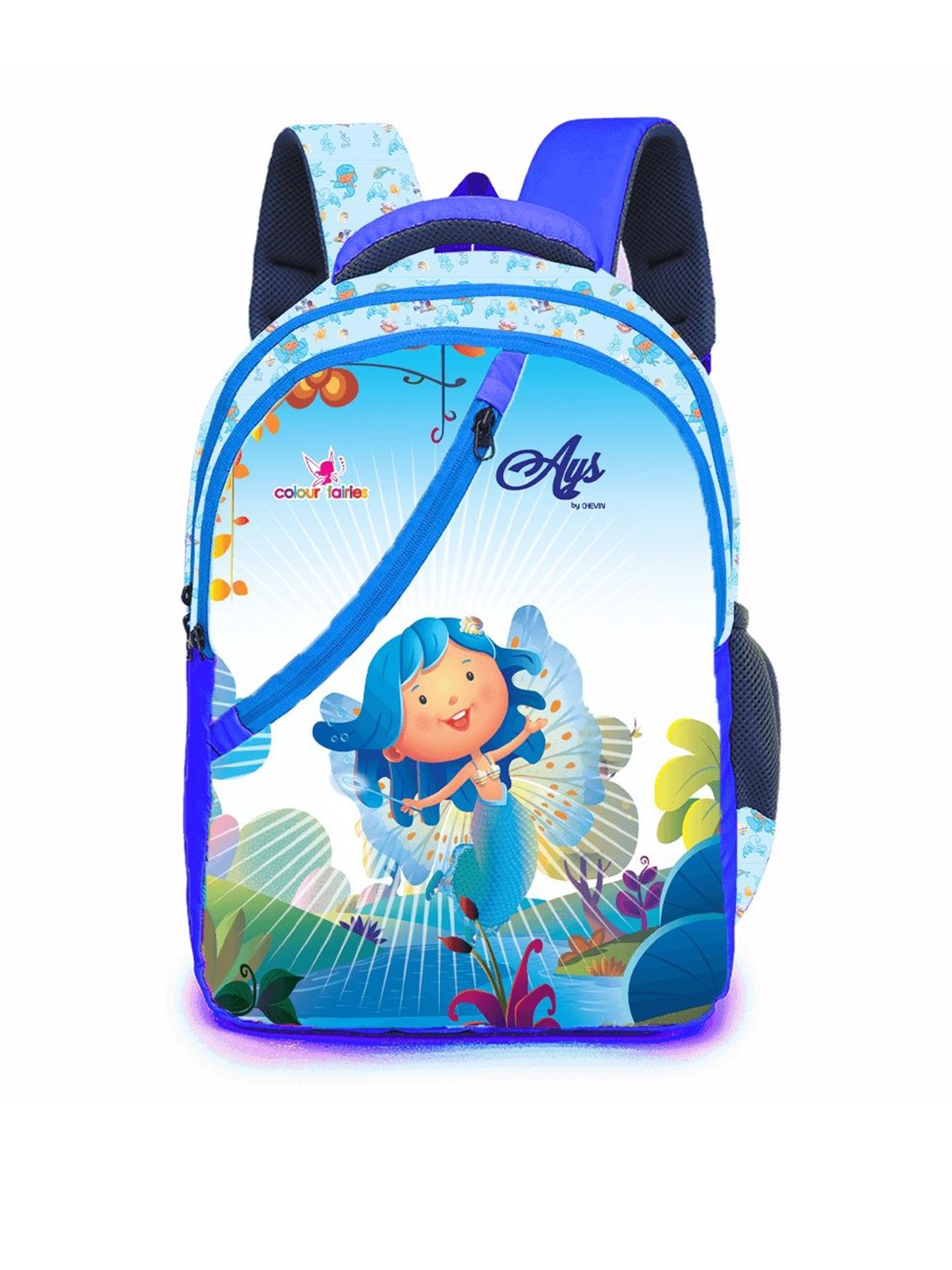 

CHEVIN Unisex Graphic Backpack, Blue