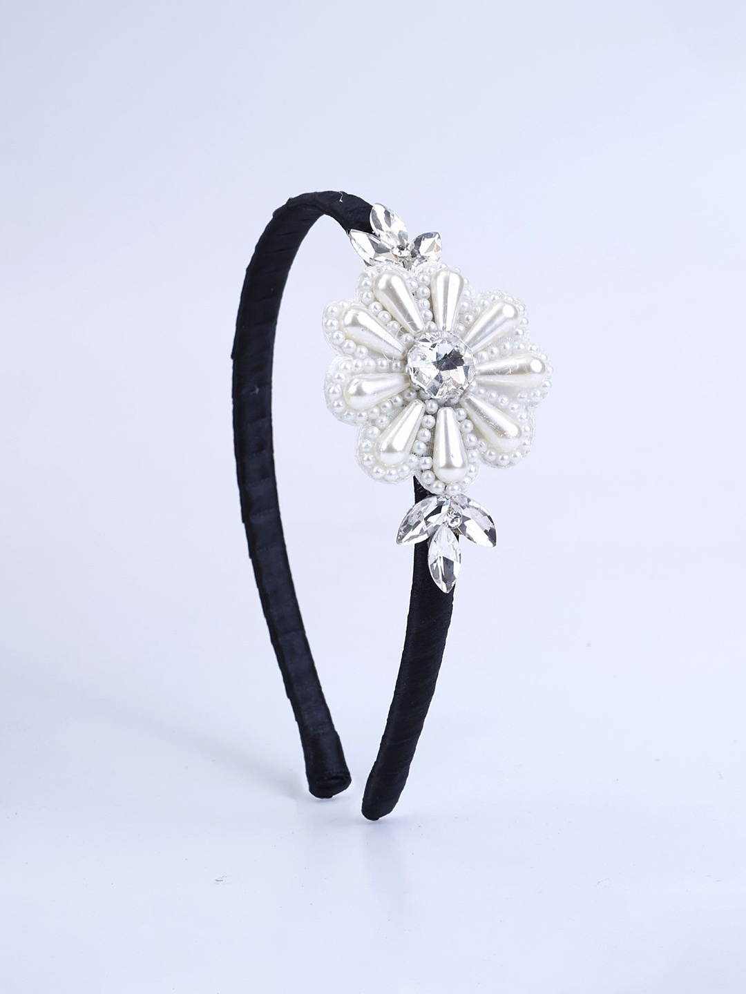 

Choko Girls Embellished Hairband, Off white