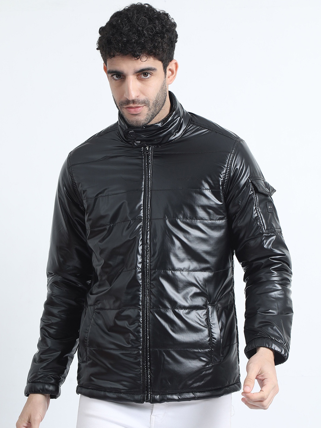 

RIGS AND RAGS Men Outdoor Biker Jacket, Charcoal