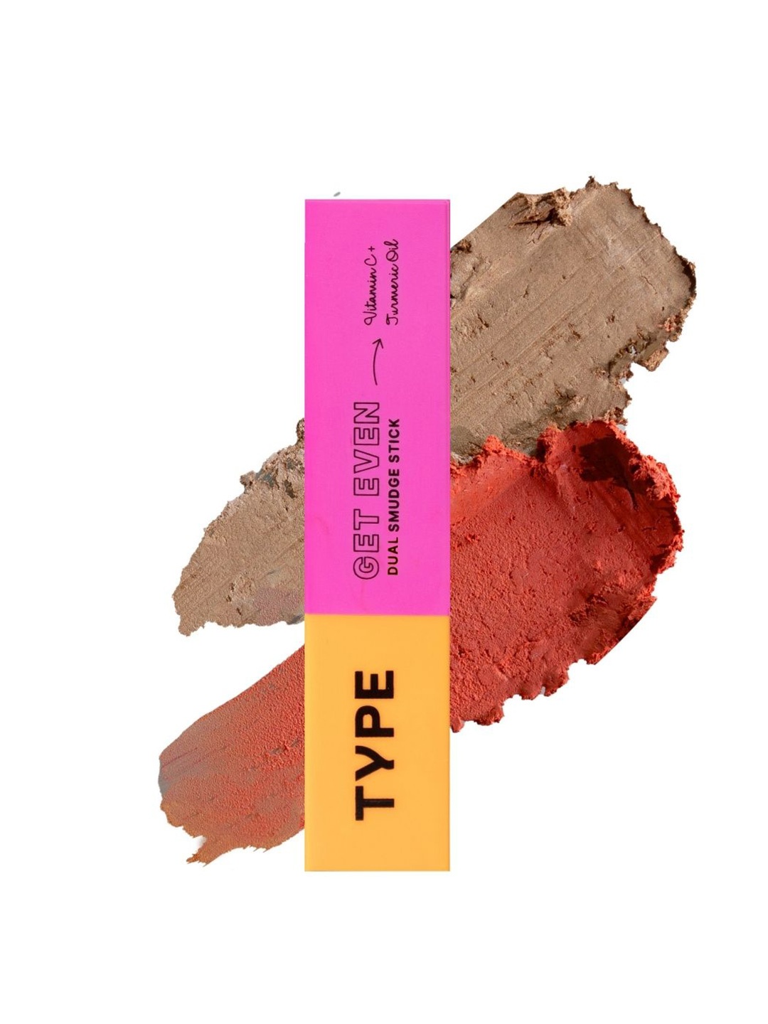 

TYPE BEAUTY INC Get Even Dual Smudge Stick - 12 g - Bubbly/ Spiced Coral, Red