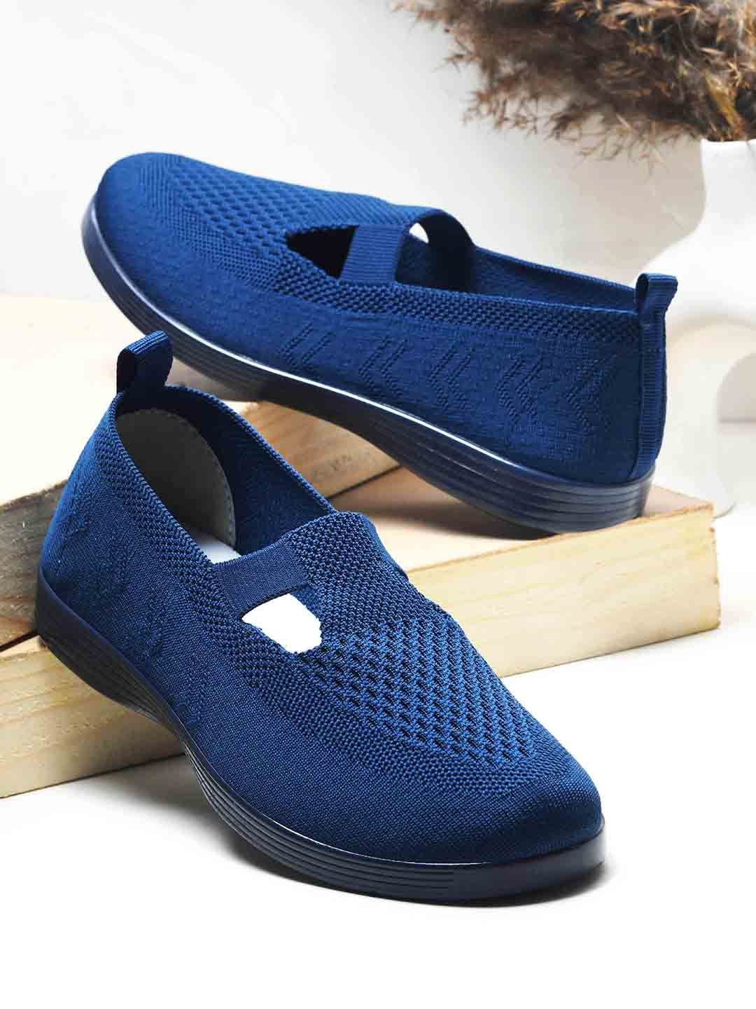 

WELCOME Women Slip-On Sneakers, Blue