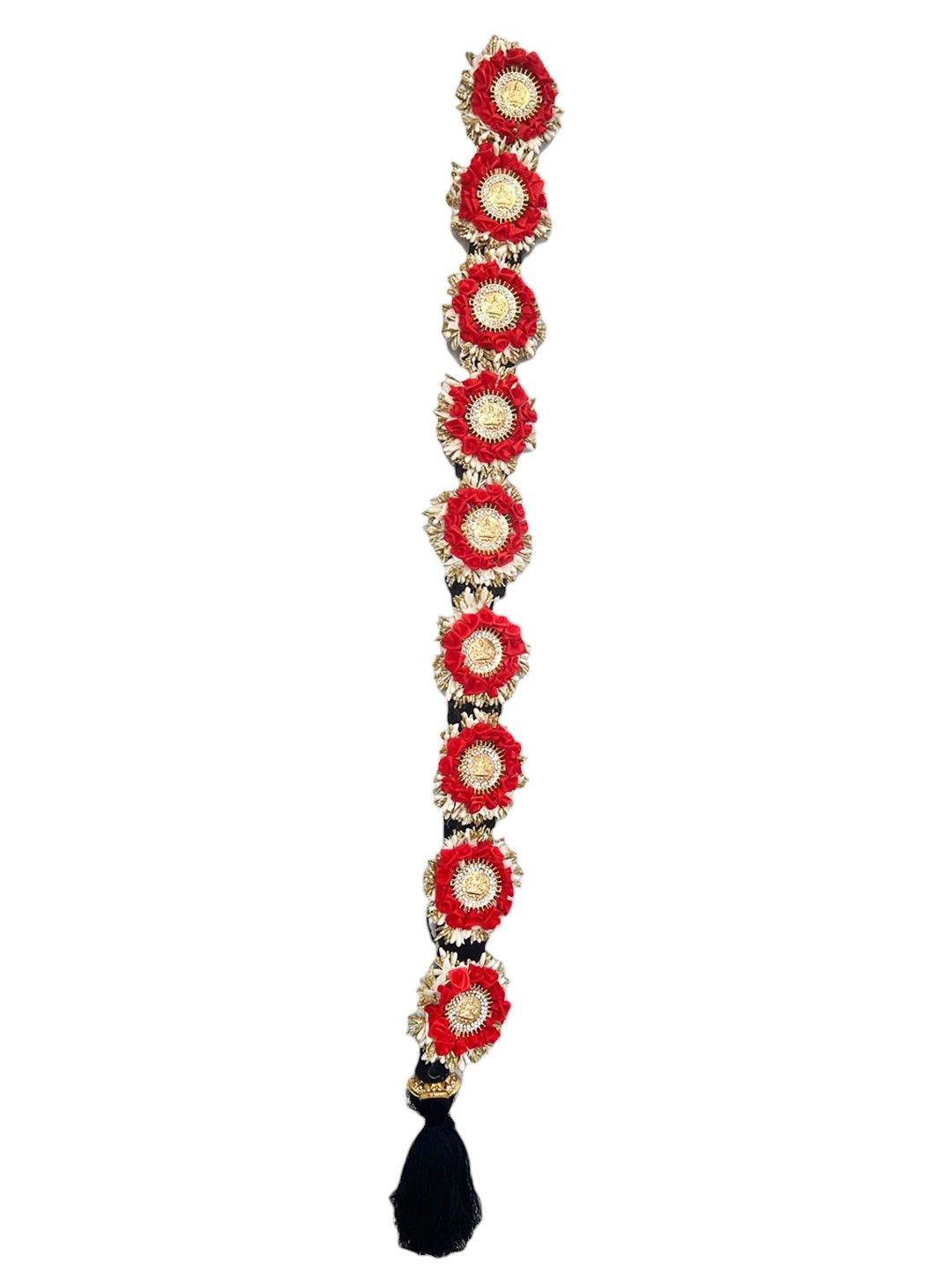 

VAGHBHATT Women Embellished Hair Accessory Set of, Red