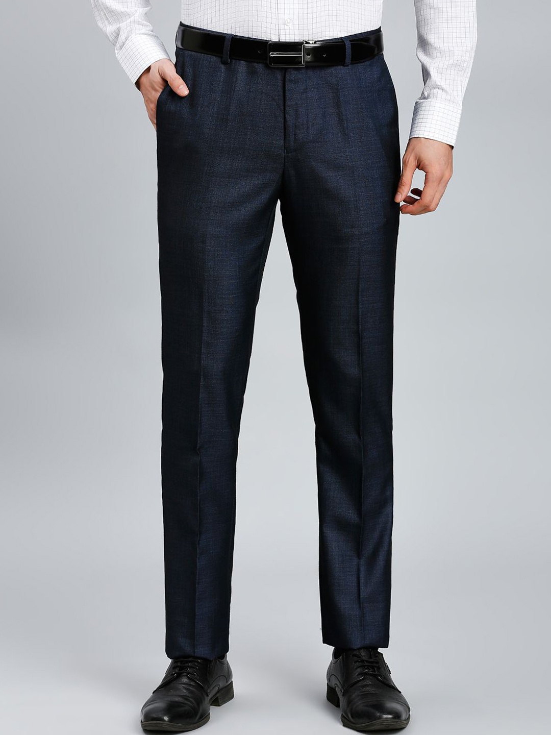 

Reid & Taylor Men Tailored Trousers, Navy blue