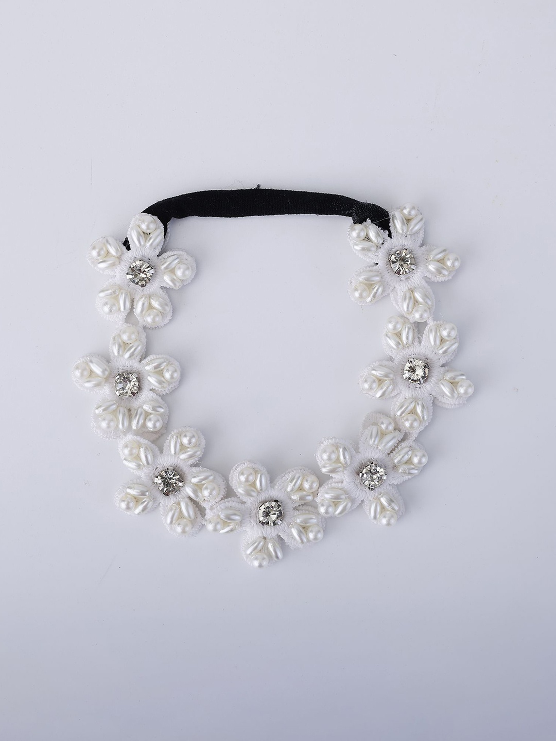 

Choko Girls Embellished Hairband, Off white