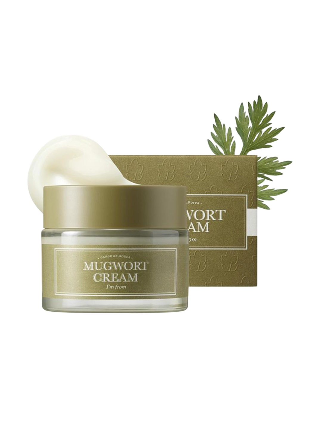 

I'm from Mugwort Cream For Anti-Aging - 50 g, White