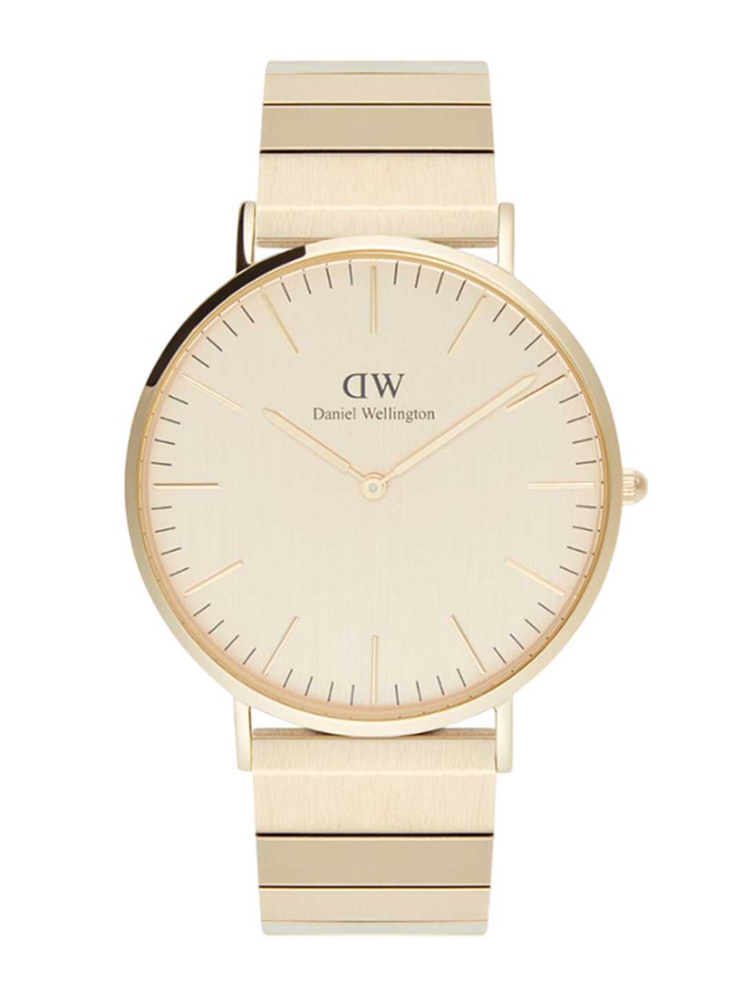 

Daniel Wellington Men Dial & Stainless Steel Straps Analogue Watch DW00100779K, Gold