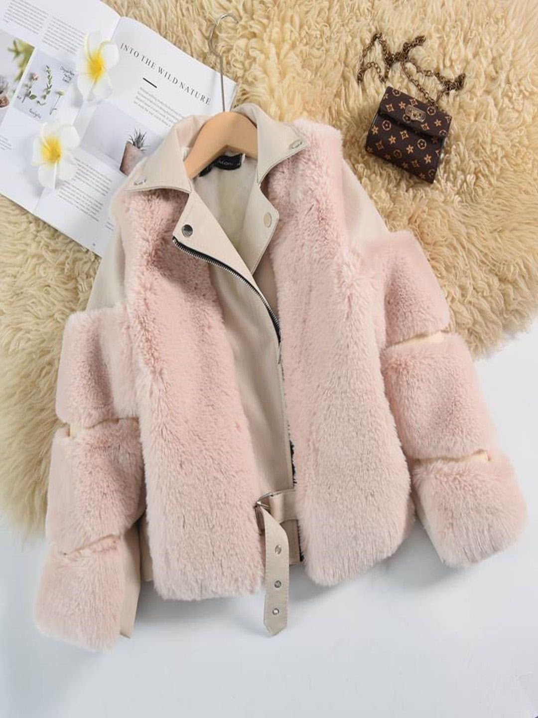 

Xsole Kids Self-Design Winter Overcoats, Beige