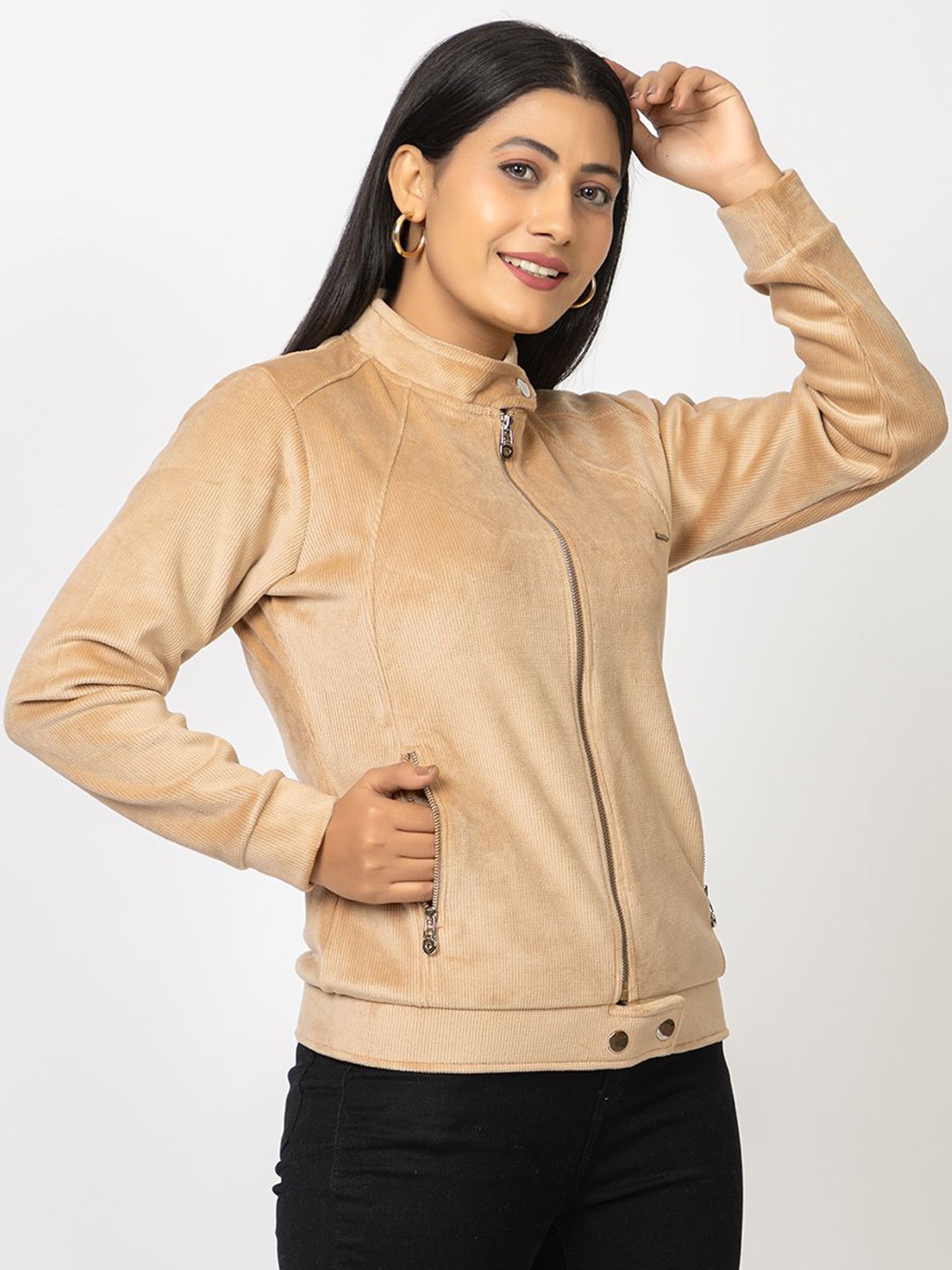 

Navsha Women Sweatshirt, Beige
