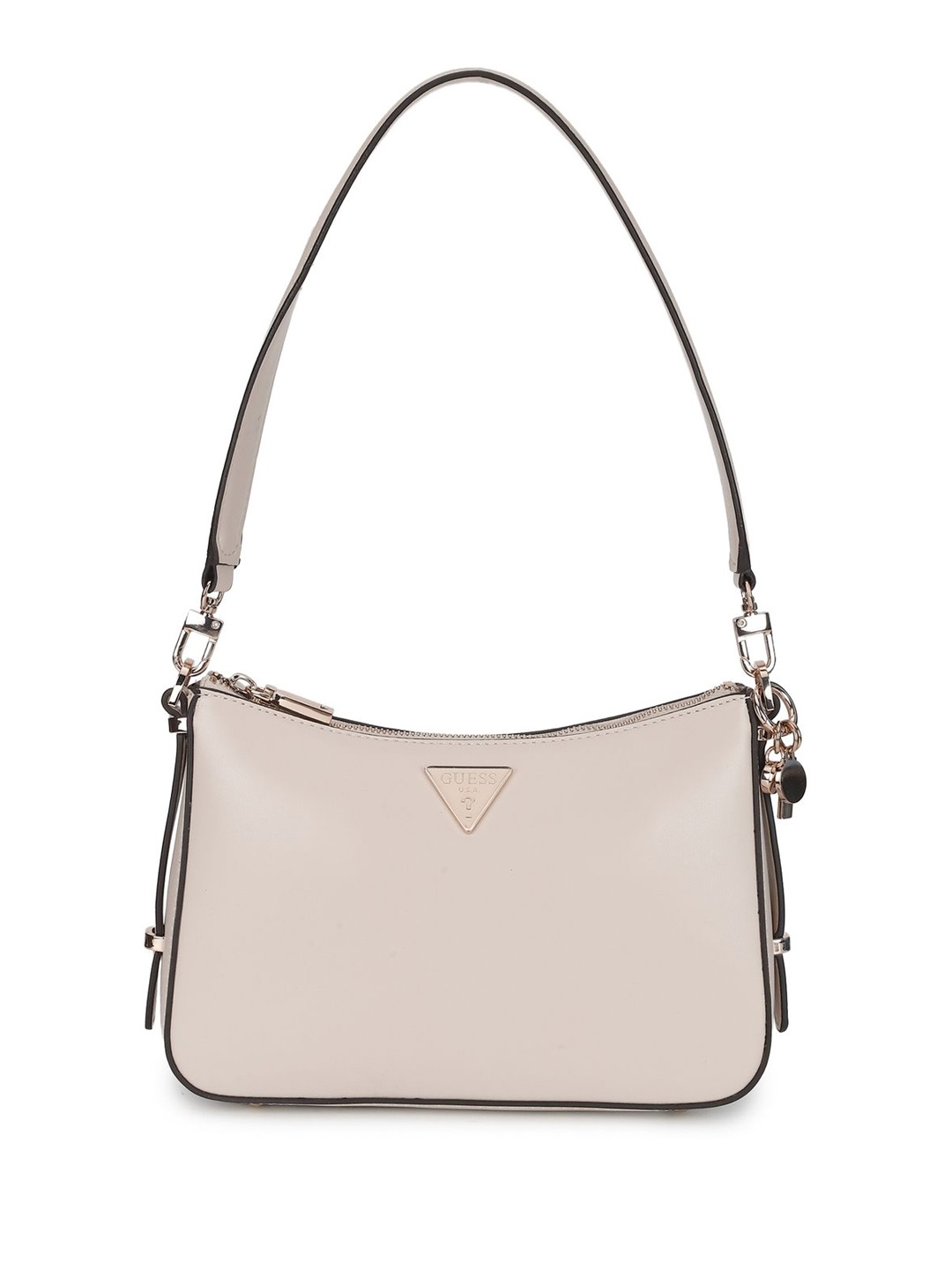 

GUESS PU Structured Shoulder Bag, Beige