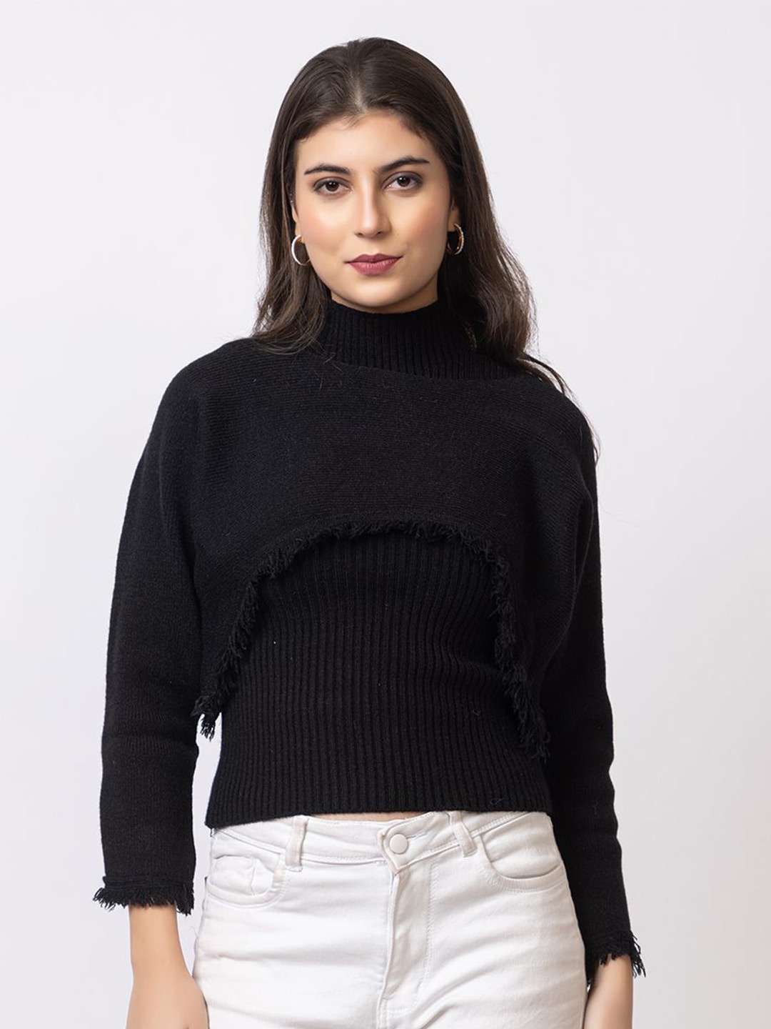 

Antiloop Women Woollen Pullover, Black