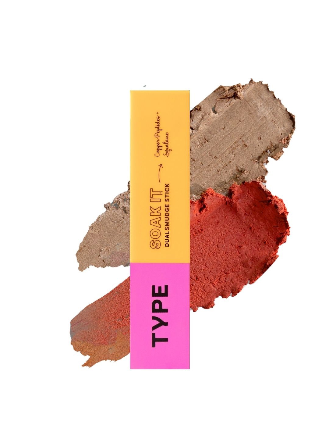 

TYPE BEAUTY INC Soak It Dual Smudge Stick - 12 g - Bubbly-Spiced Coral, Red