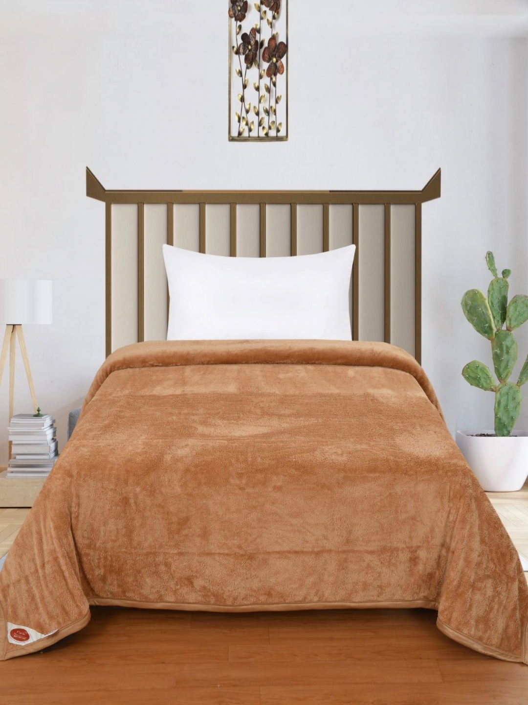 

Florida Brown 300 GSM Single Bed Blanket