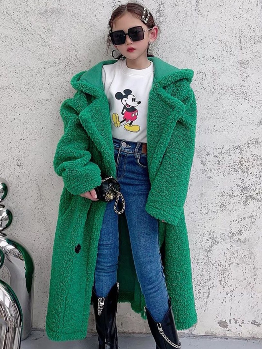 

Xsole Kids Winter Overcoat, Green