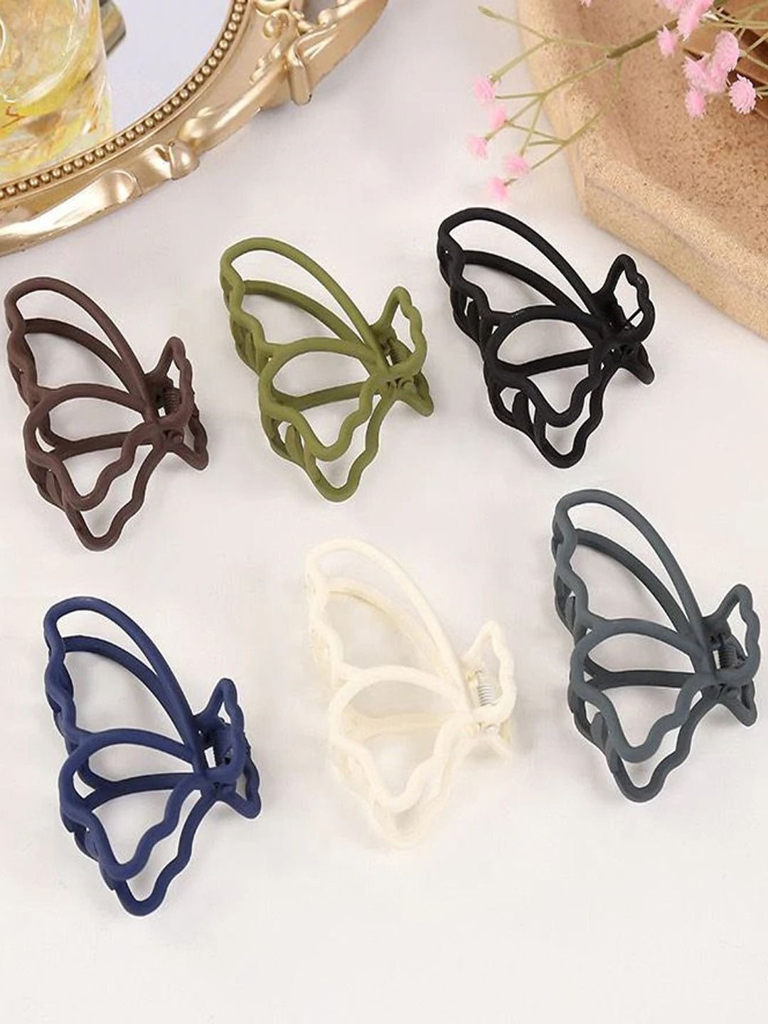 

Krelin Women Set of 6 Claw Clip, Black