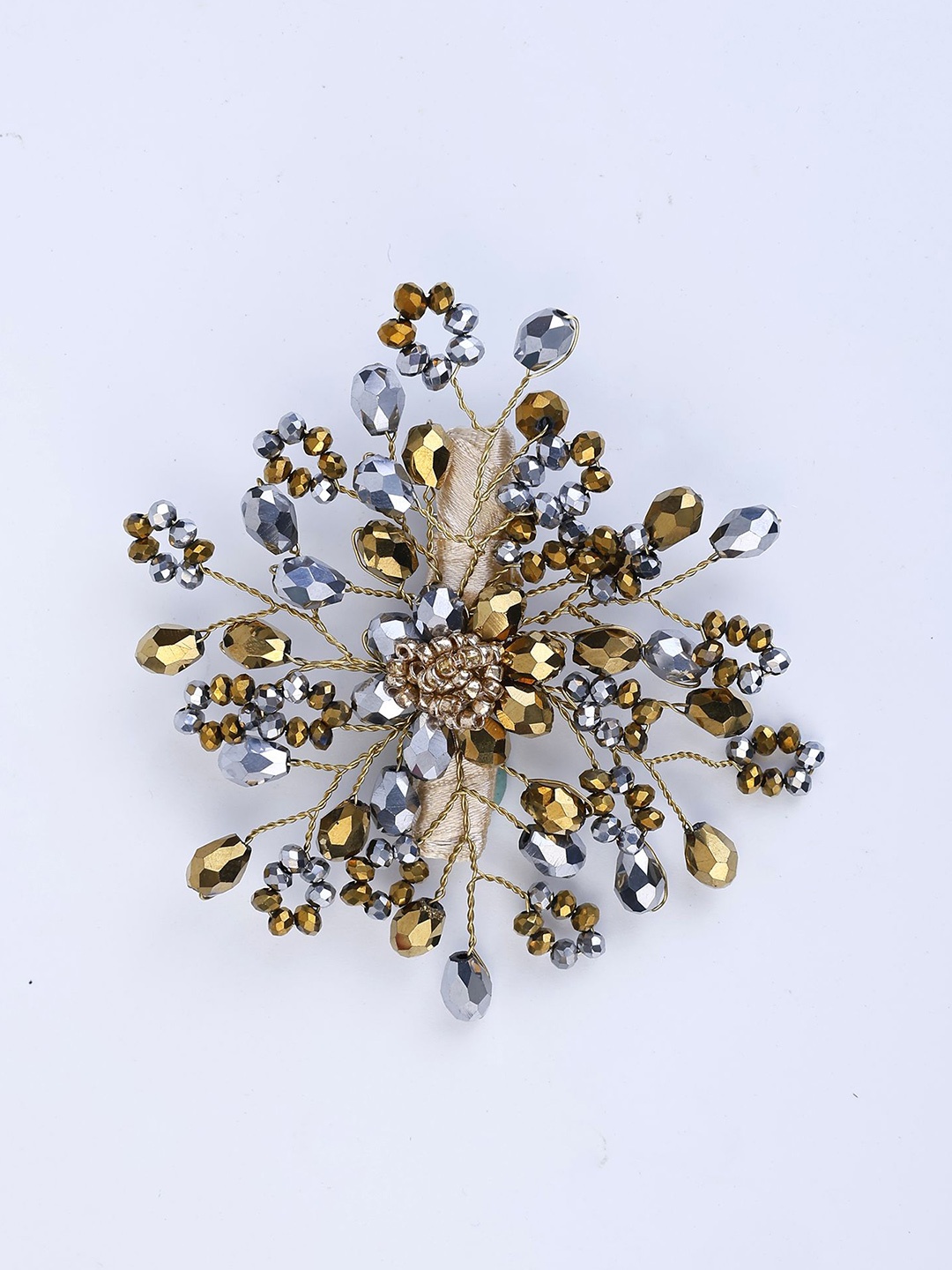 

Choko Girls Embellished Alligator Hair Clip, Gold