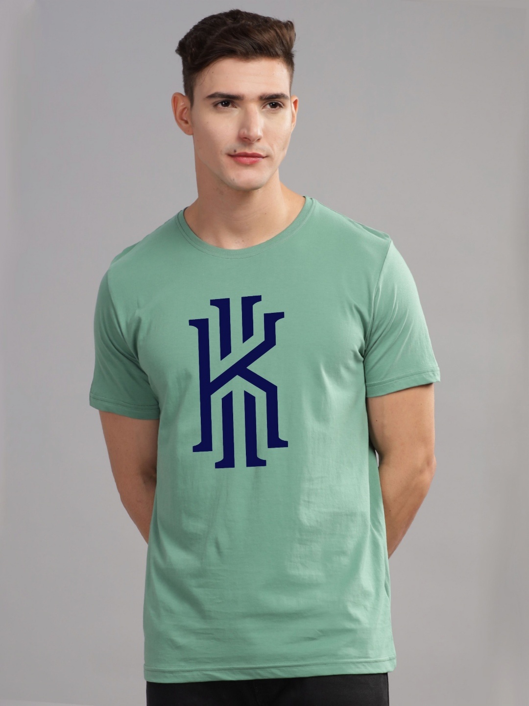 

ADRO Men Printed T-shirt, Sea green