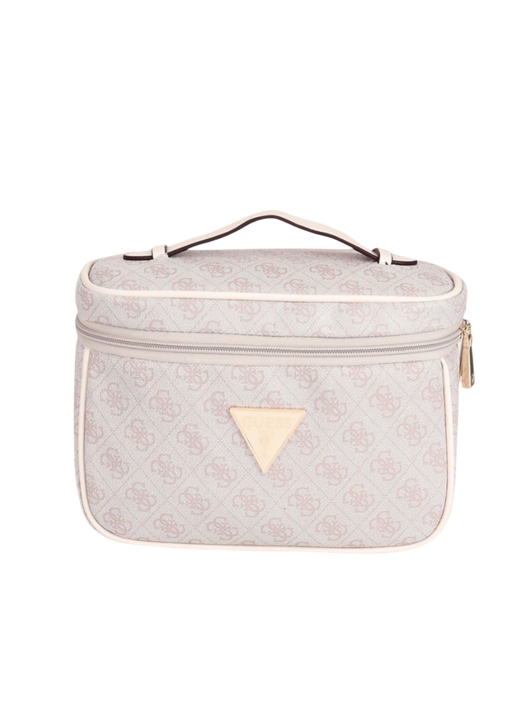 

GUESS Other Prints Vanity Bag Travel Accessory, Beige