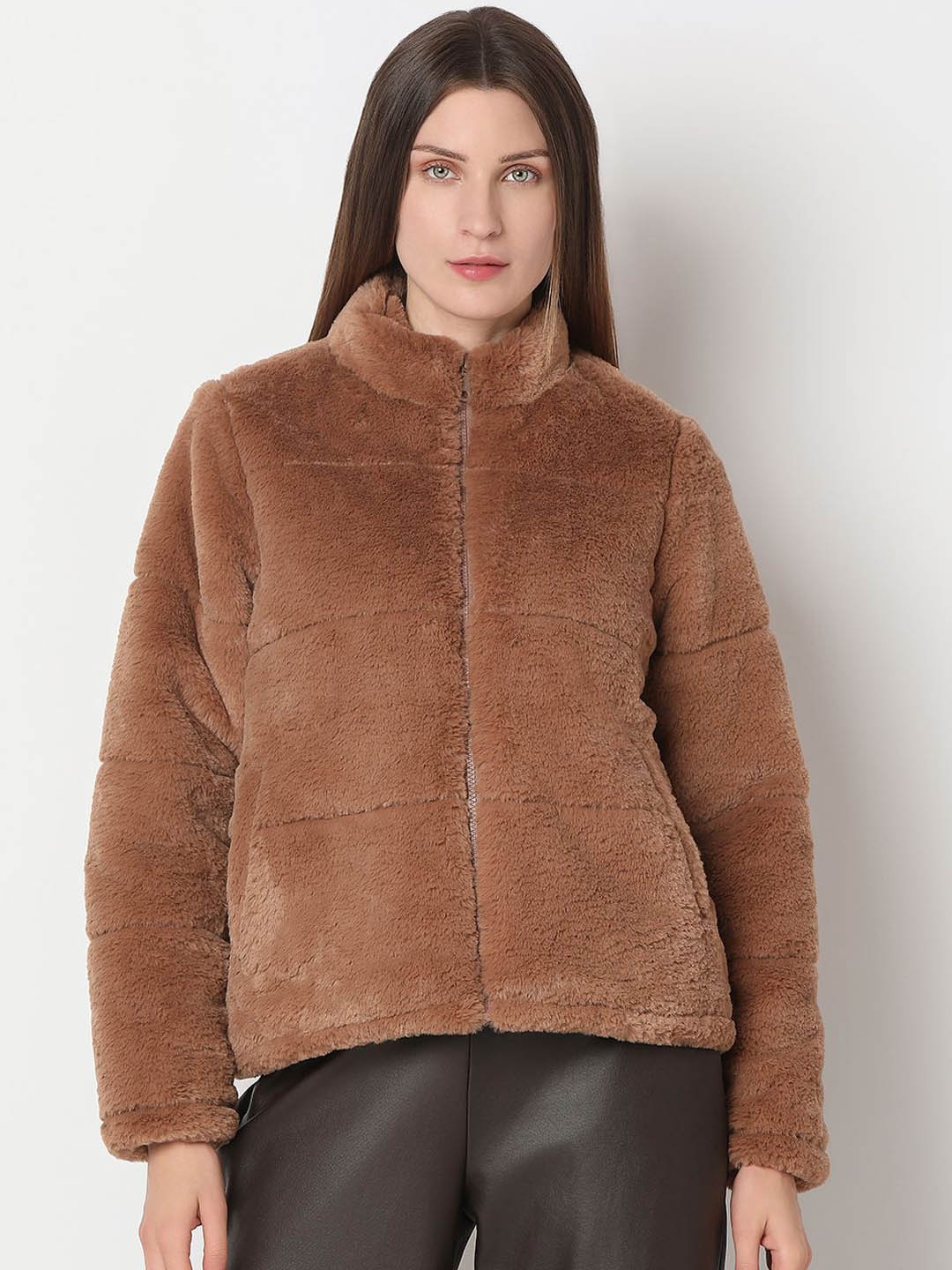 

Vero Moda Women Lightweight Puffer Jacket, Brown