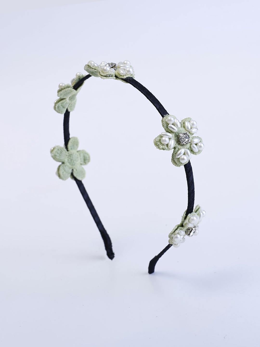 

Choko Girls Embellished Hairband, Green