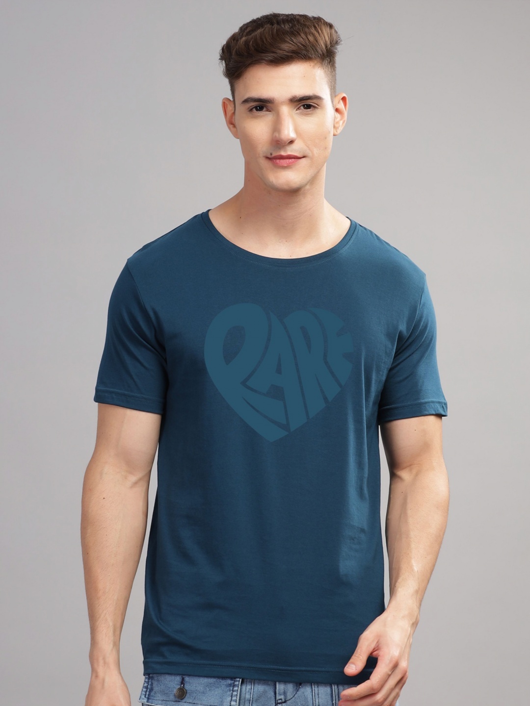 

ADRO Men Printed T-shirt, Teal