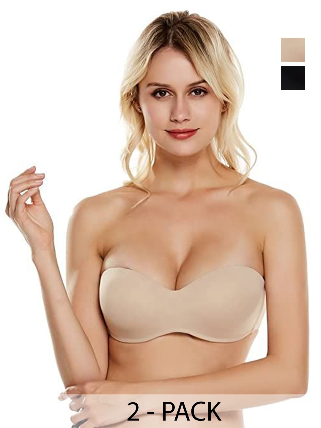 

BRACHY Bra Medium Coverage Underwired Lightly Padded, Nude