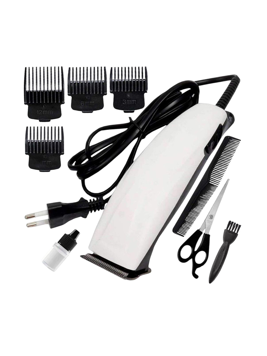 

KMI New Corded Professional Trimmer With 4 Length Settings, White
