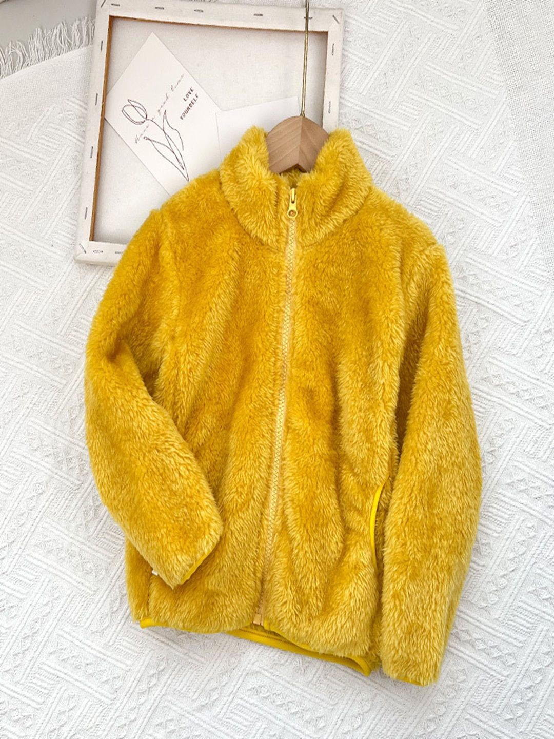 

Xsole Kids Zipper Winter Coat, Yellow