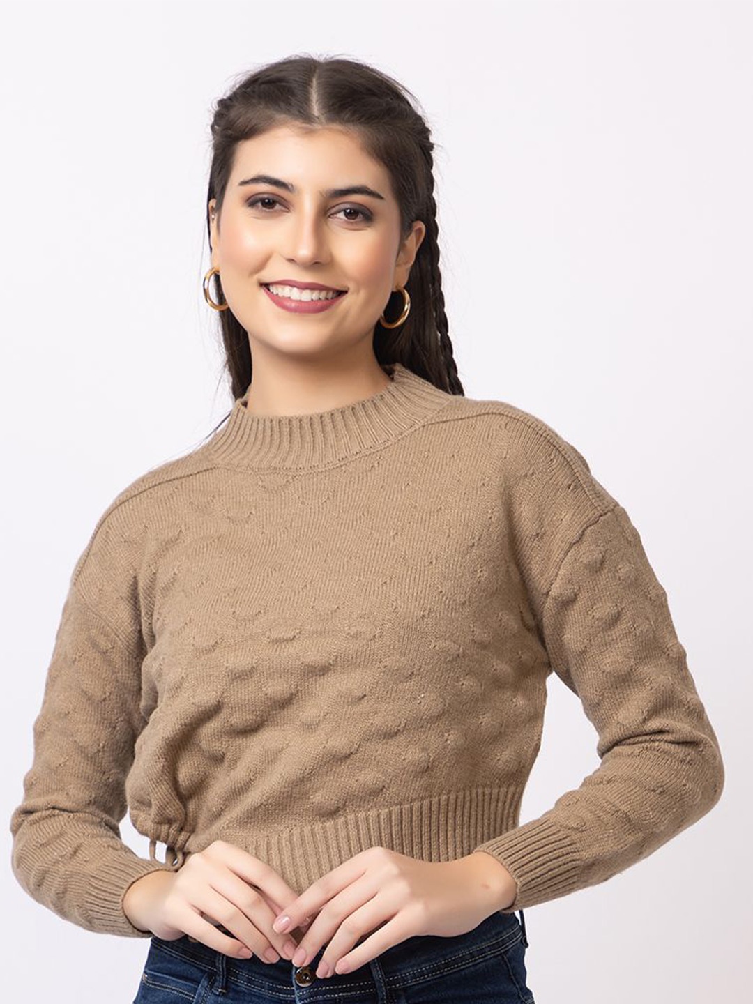

Antiloop Women Woollen Pullover, Brown