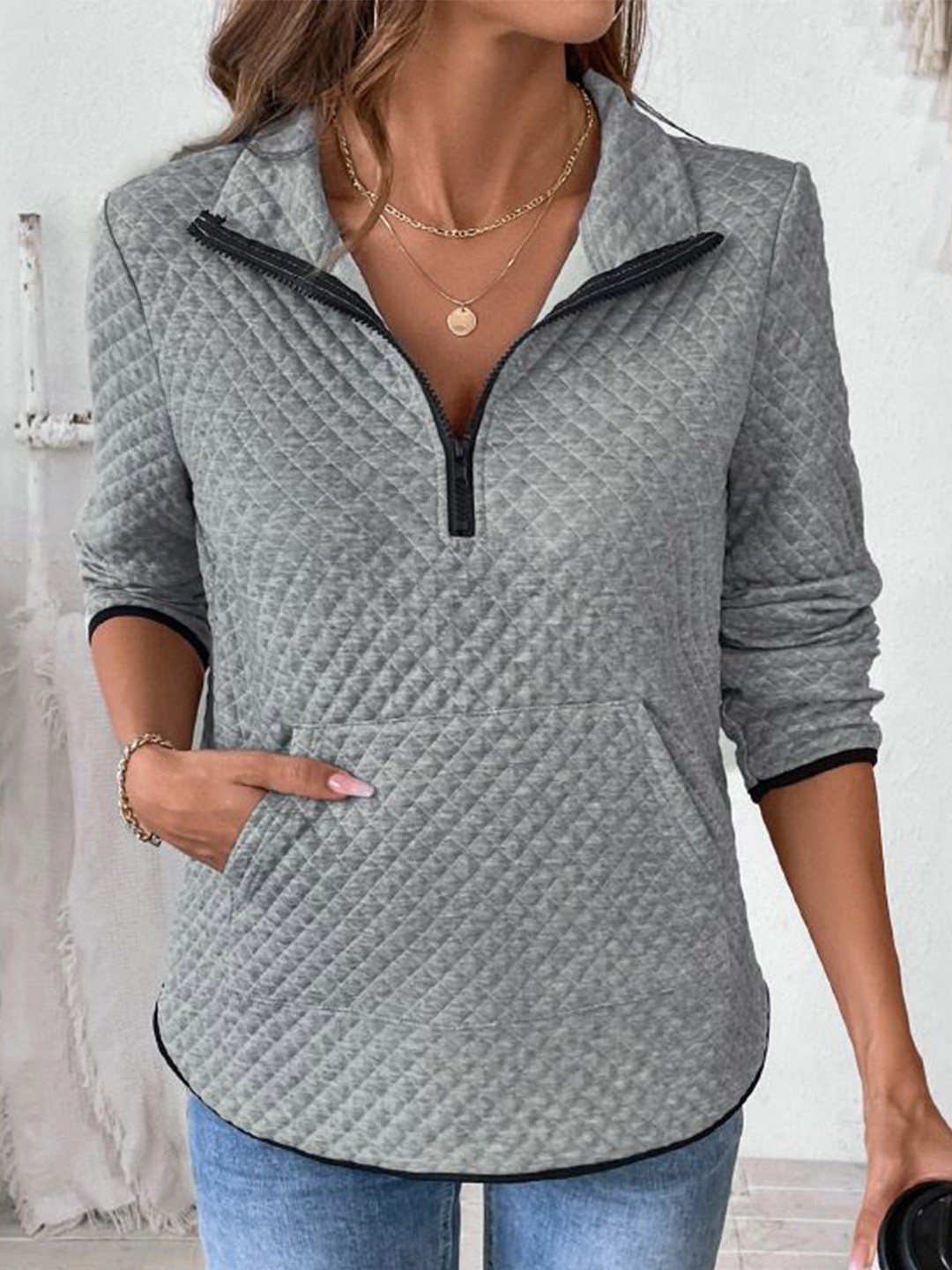 

StyleCast Women Sweatshirt, Grey