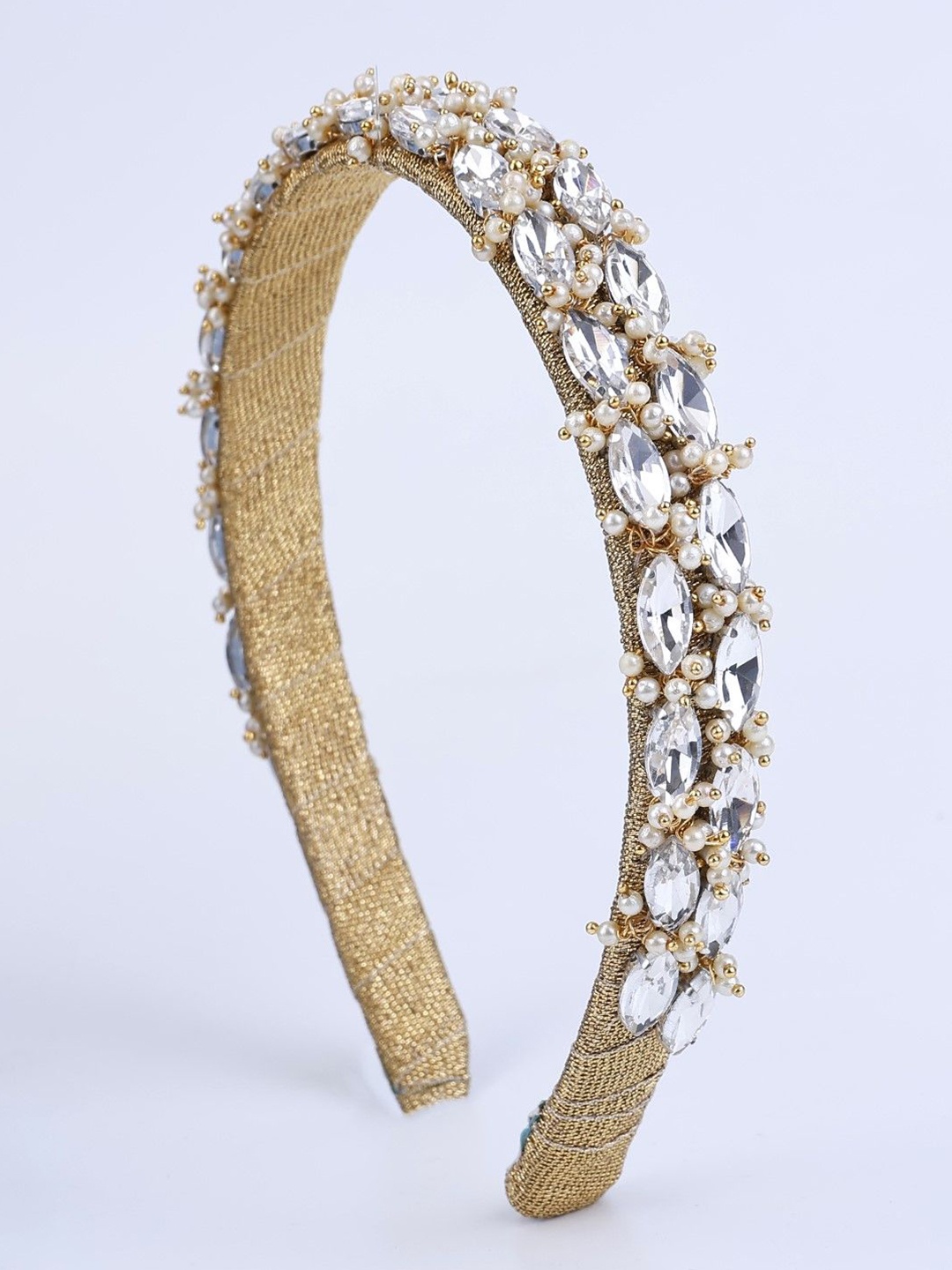

Choko Girls Embellished Hairband, Gold