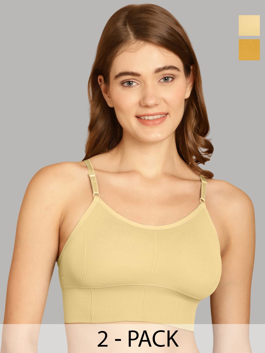 

Friskers Full Coverage Lightly Padded Bra, Beige