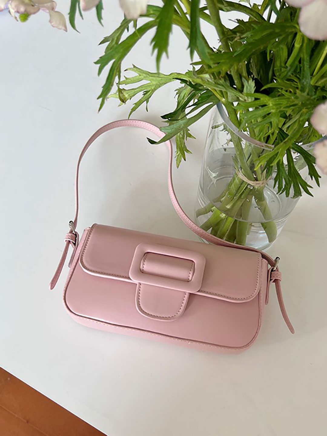 

StyleCast x Revolte Structured Satchel, Pink
