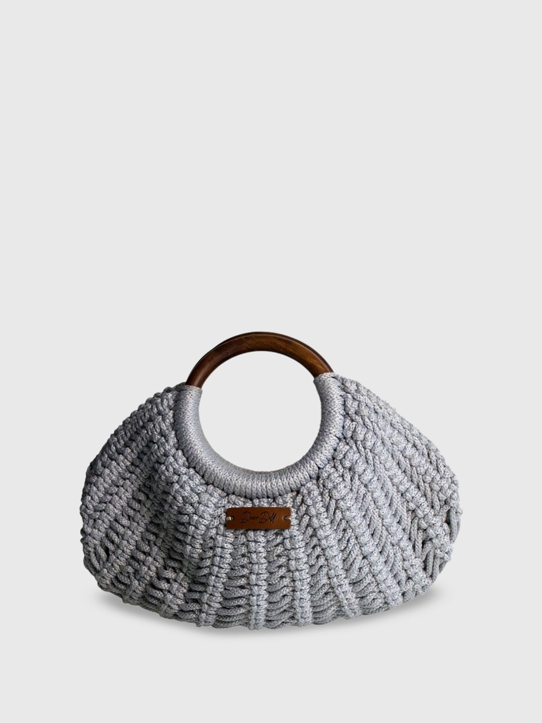 

DECORDILL Half Moon Handheld Bag, Grey