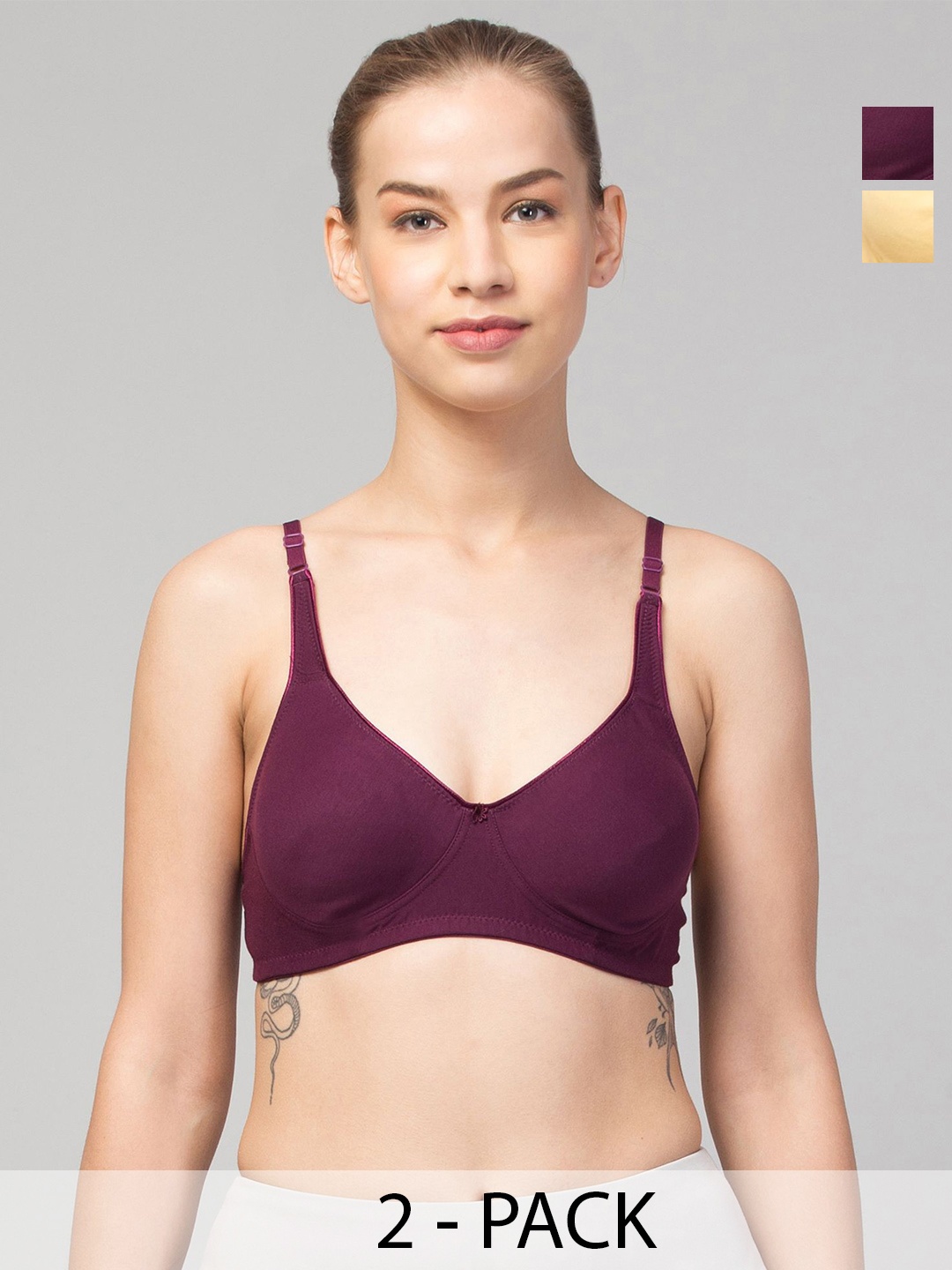 

ULLAS Bra Full Coverage, Purple