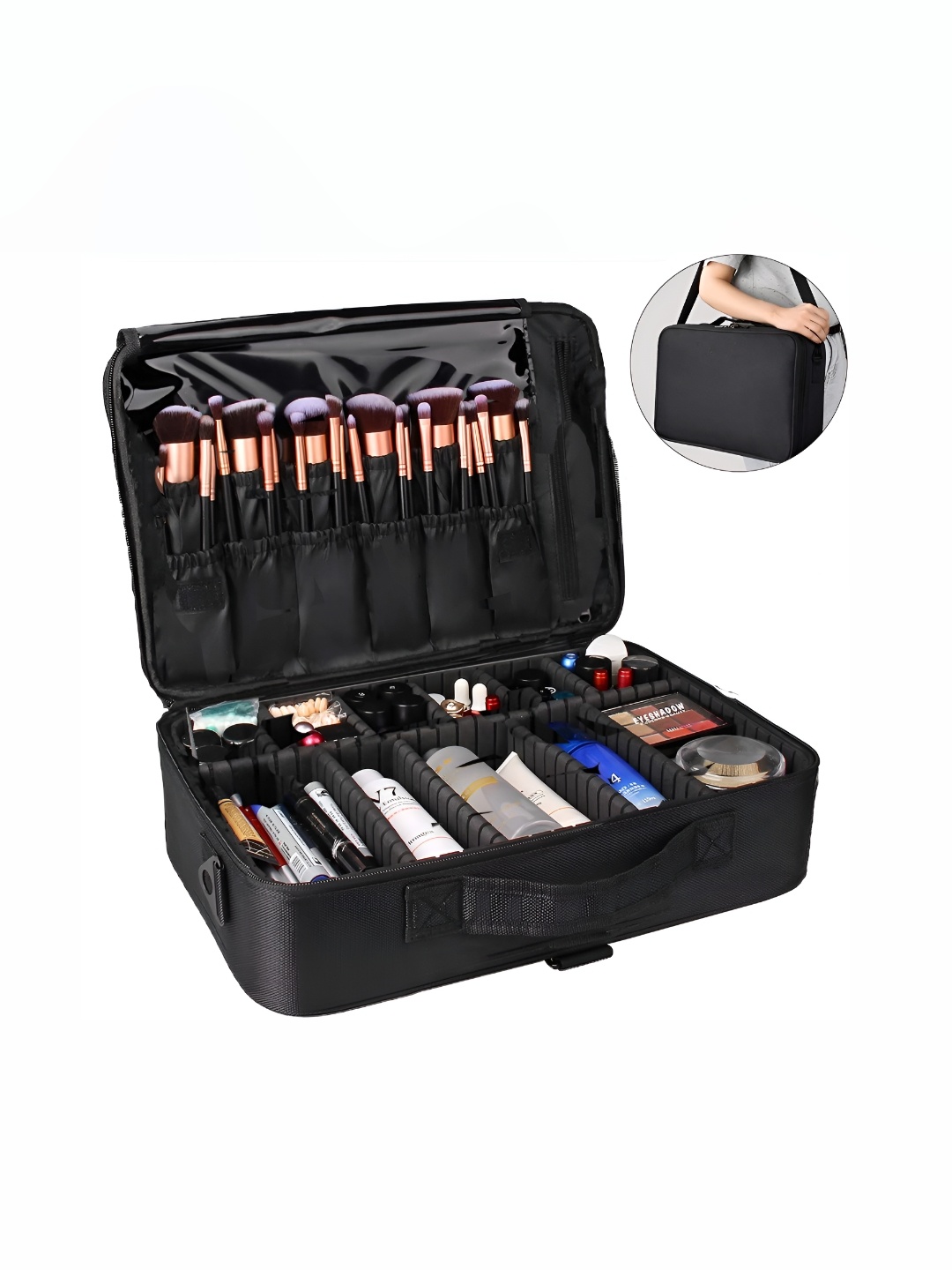 

Scheibe Black Set of 1 Super Strong Makeup Organiser Organisers